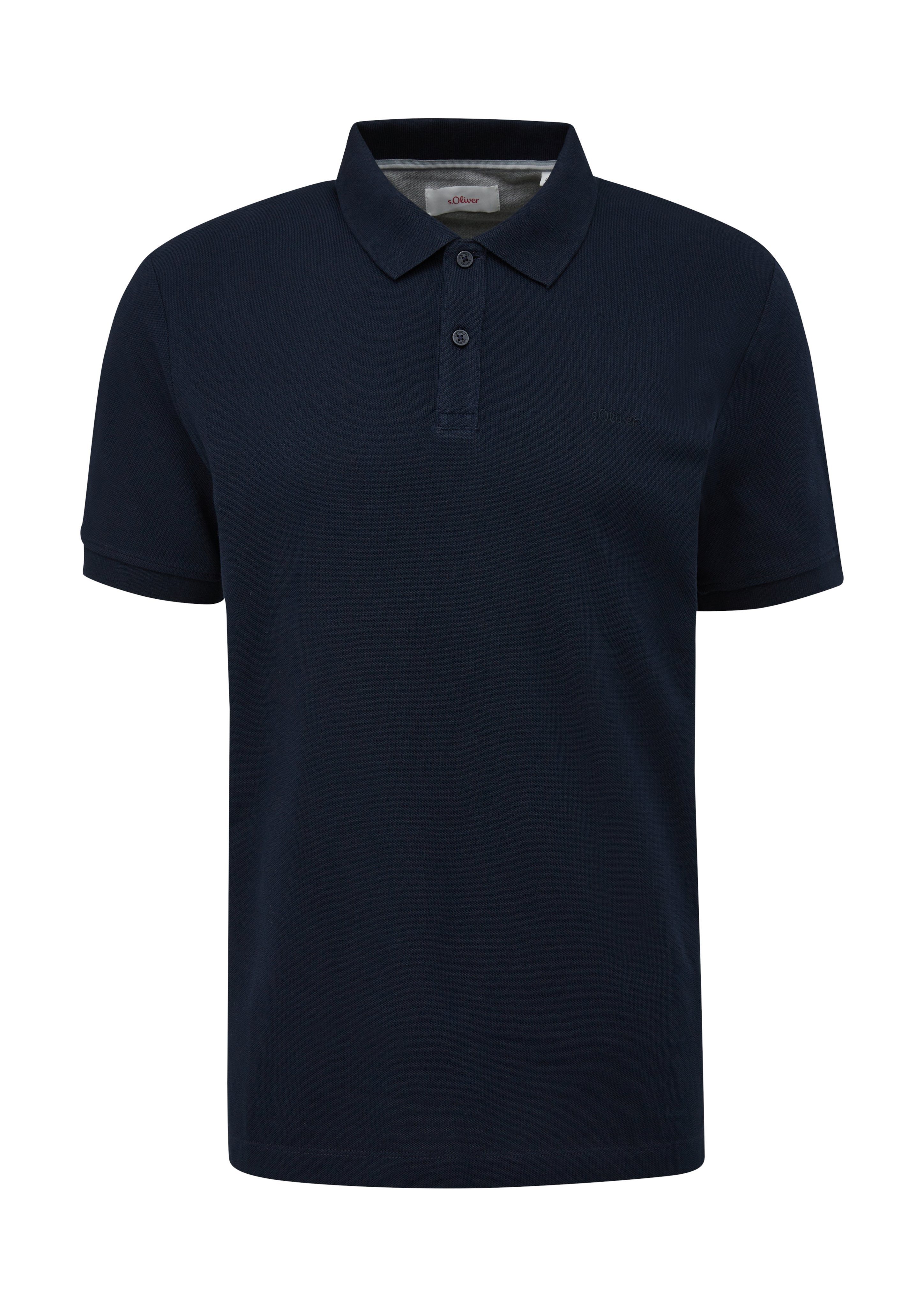 s.Oliver Poloshirt met geborduurd logo