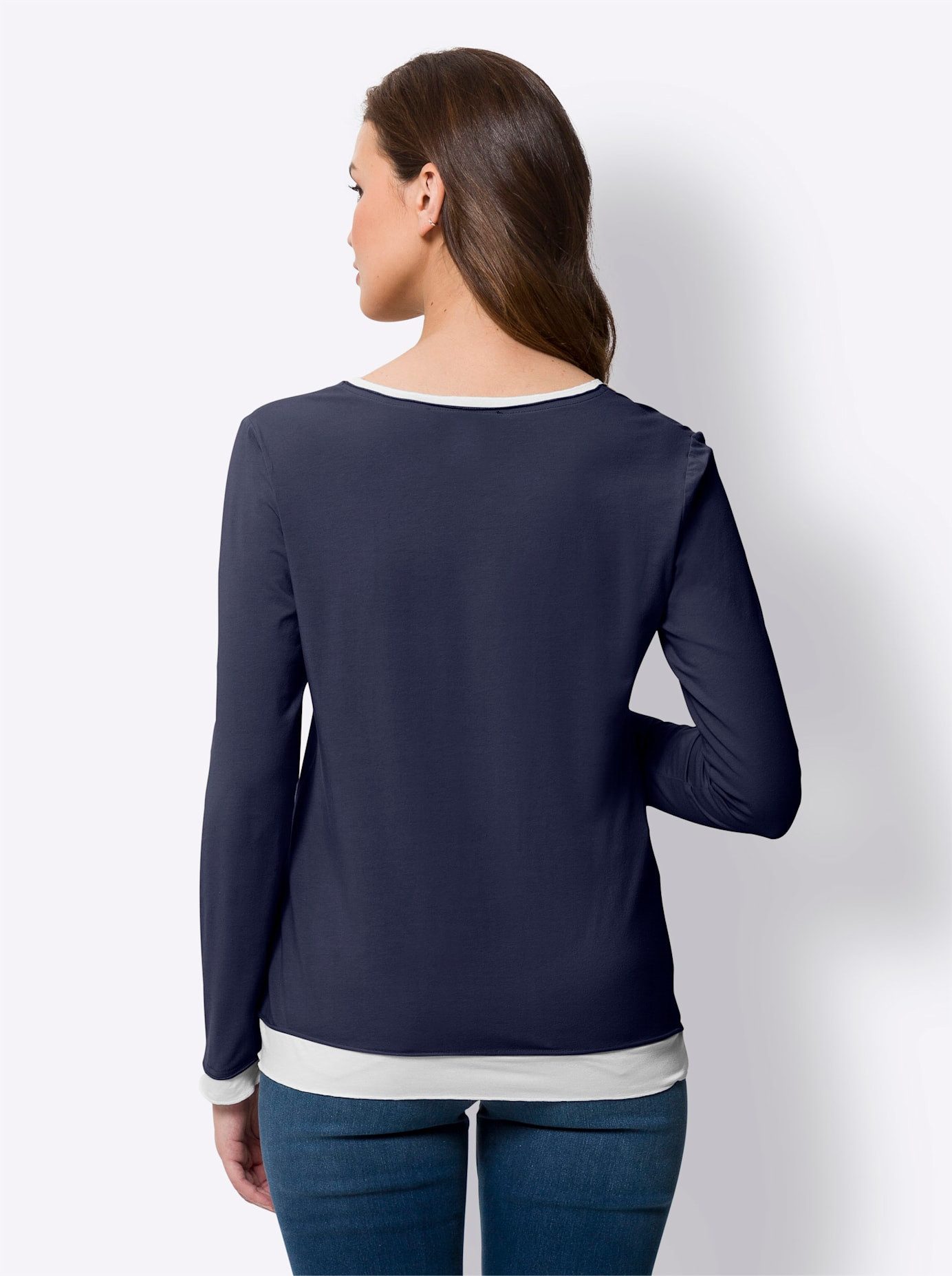 heine Shirt met lange mouwen T-shirt (1-delig)