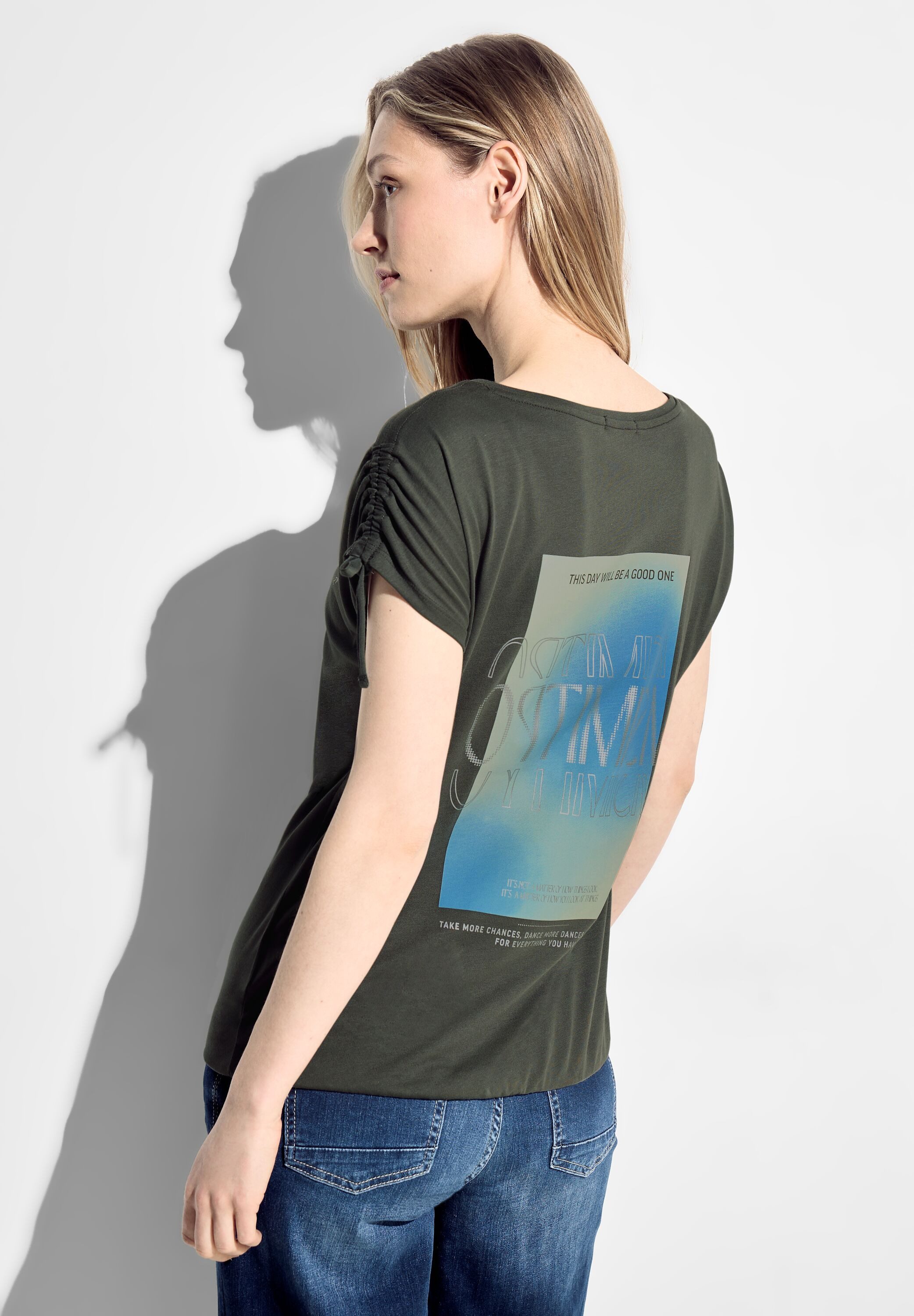 Cecil T-shirt met ruches