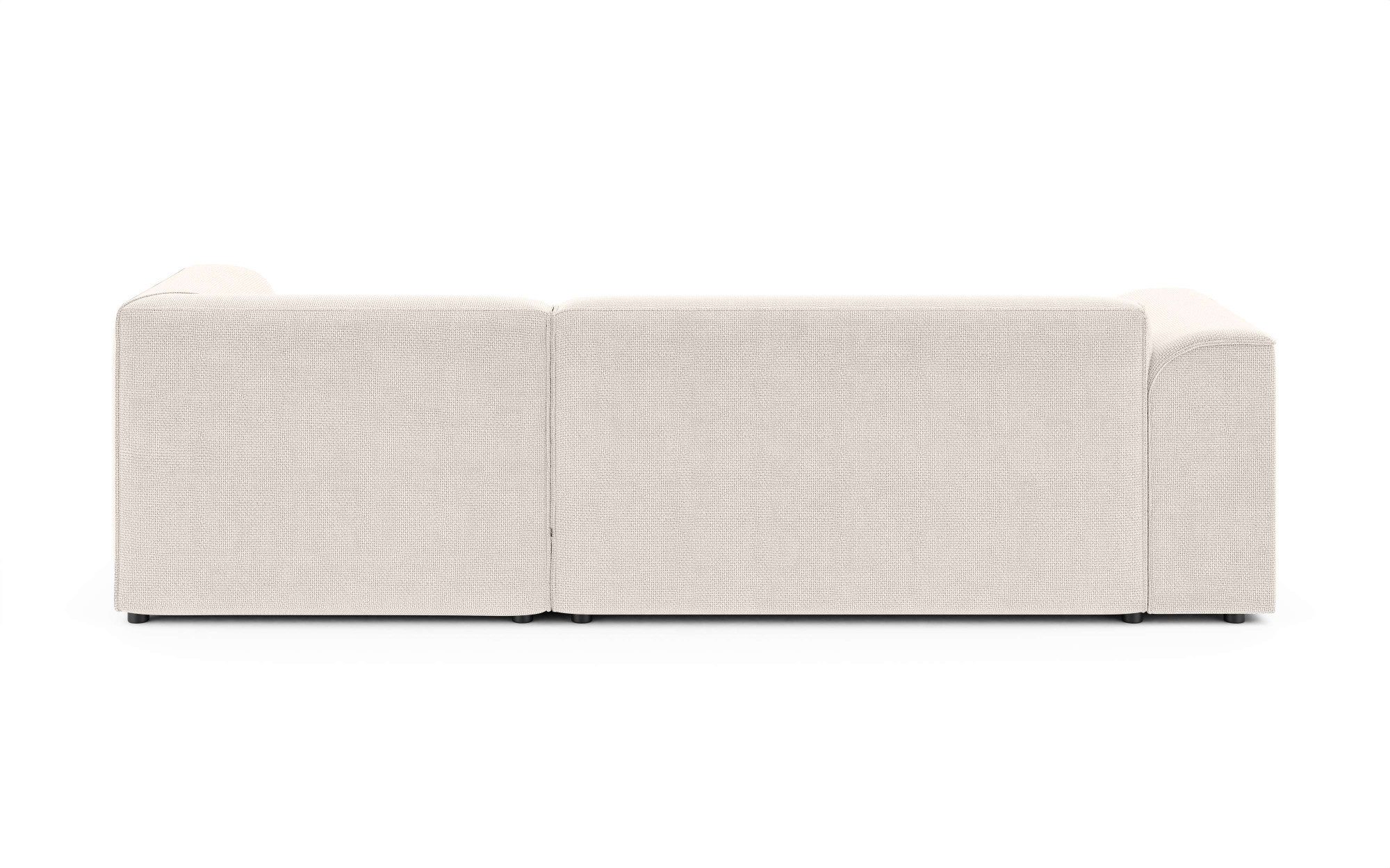 INOSIGN Hoekbank MERID L-vorm (257 cm), tijdloos & stijlvol ontwerp Uitgebreid gepolsterd, in cord, chenille en structuur