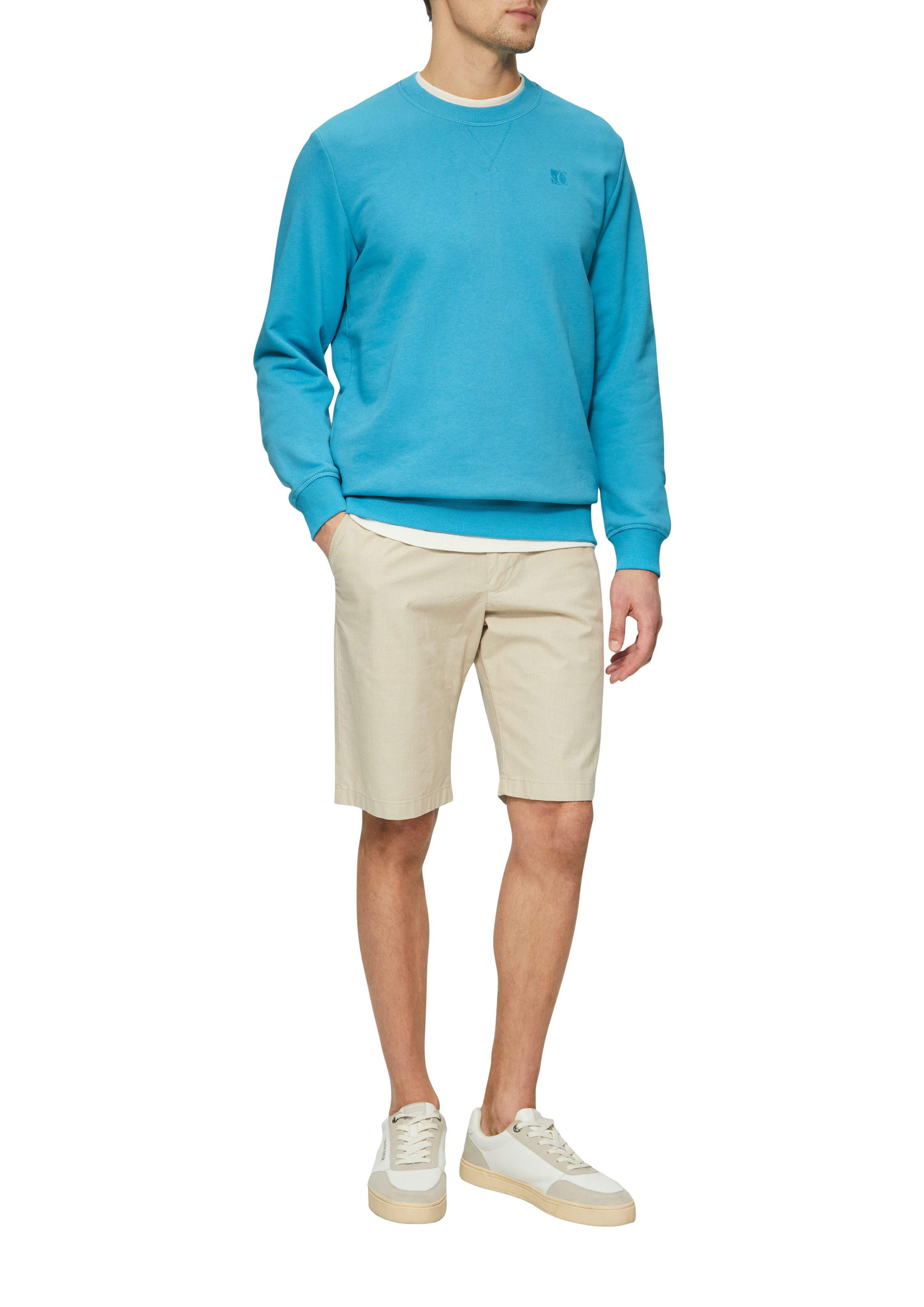 s.Oliver Sweatshirt met geborduurd logo