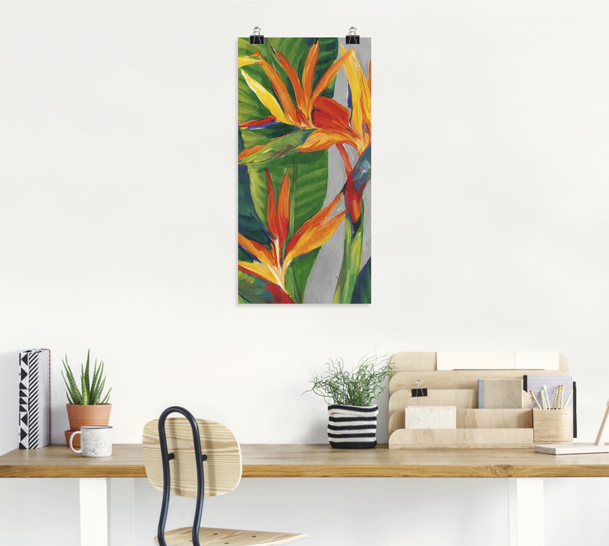 Artland Artprint Paradijsvogel II als artprint van aluminium, artprint voor buiten, artprint op linnen, poster in verschillende maten. maten