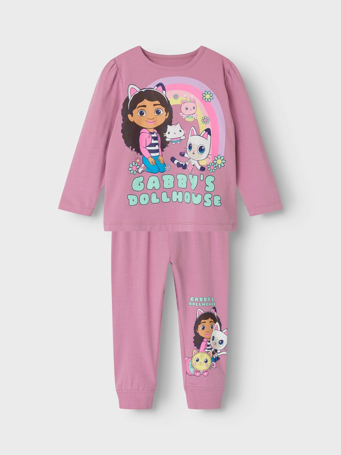 Name It Pyjama NMFSABA GABBY LS NIGHTSET NOOS SKY (set, 2-delig)