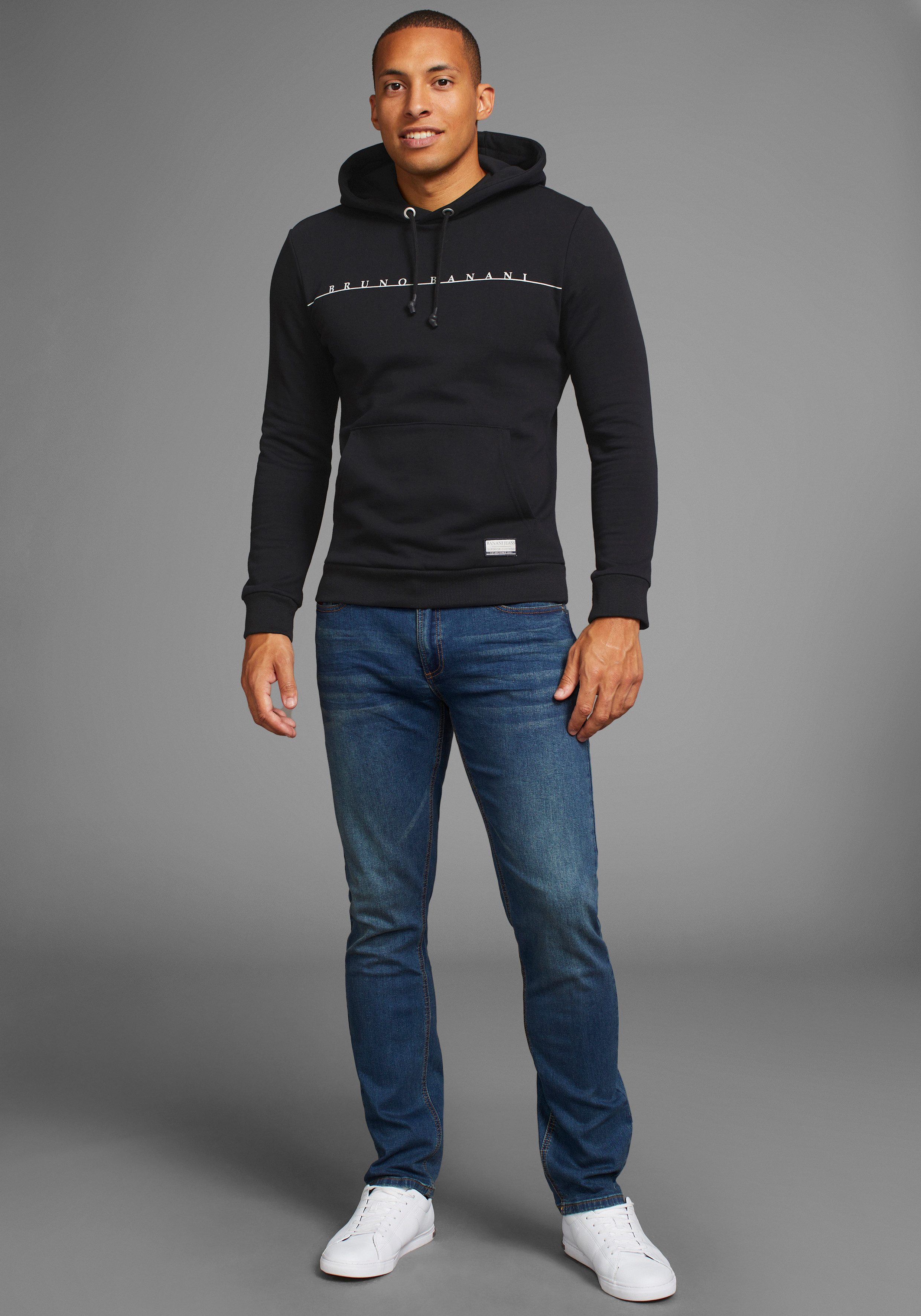 Bruno Banani Hoodie met moderne logo-print