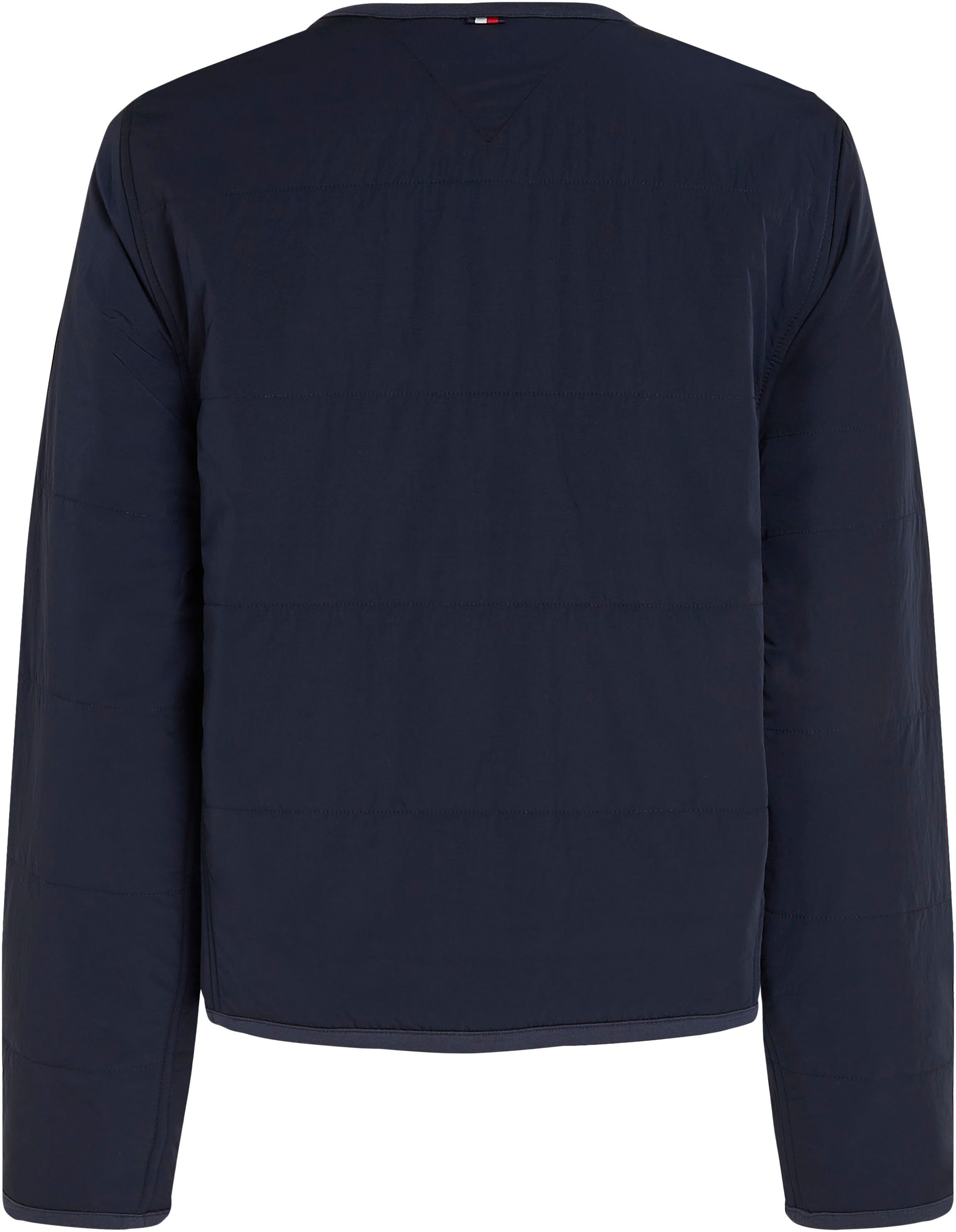 Tommy Hilfiger Gewatteerde jas JERSEY LINED JACKET met tommy jeans-merklabel