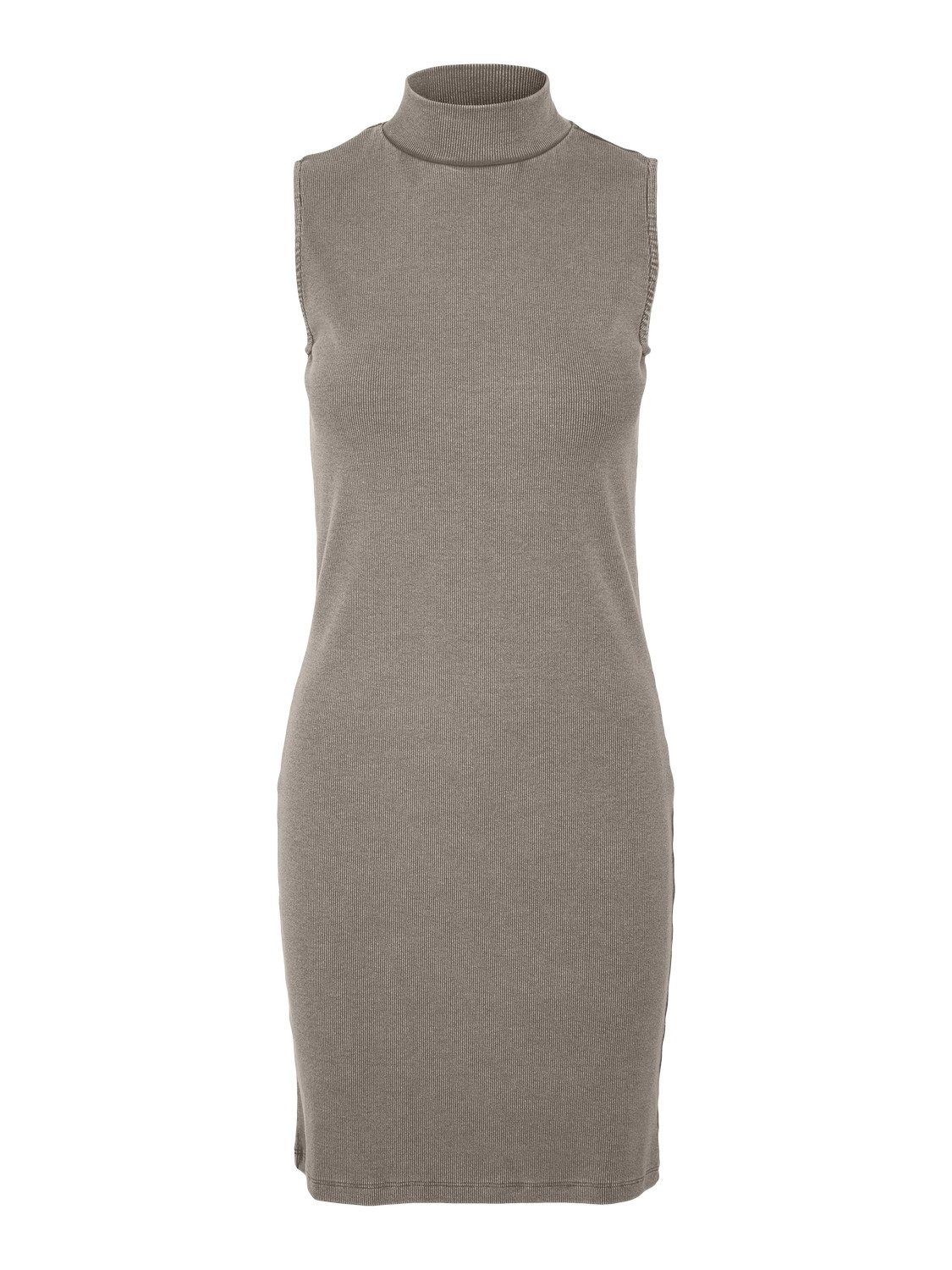 Vero Moda Jerseyjurk VMJANE SL WASHED HIGHNECK DRESS JRS NOOS