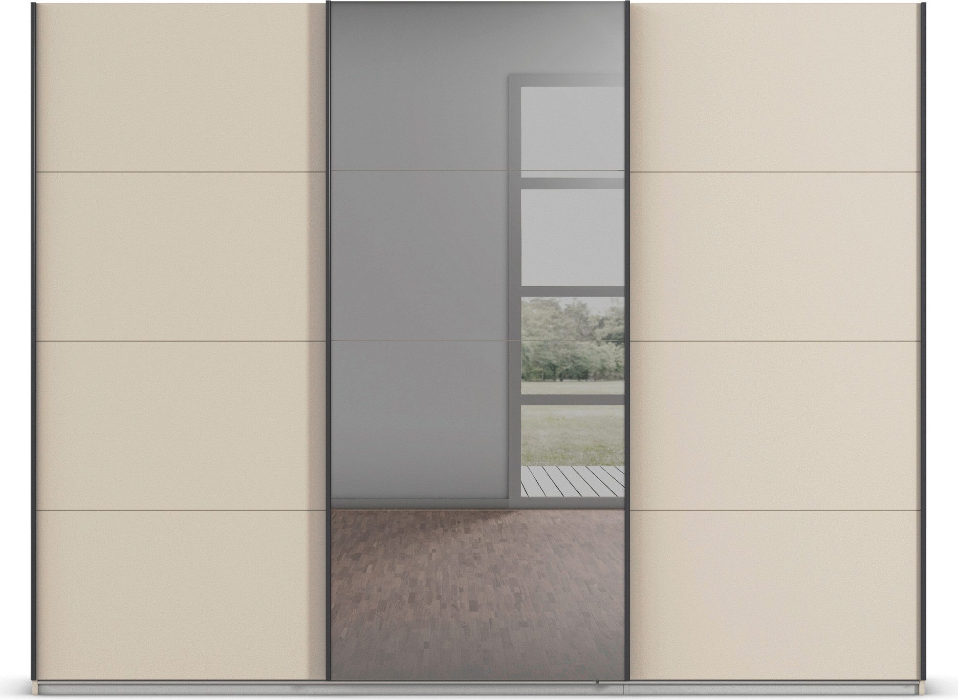 Schuifdeurkast Ferris, kast breedte 2,71m Kast met spiegel in 3 uitvoeringen BASIC/CLASSIC/PREMIUM