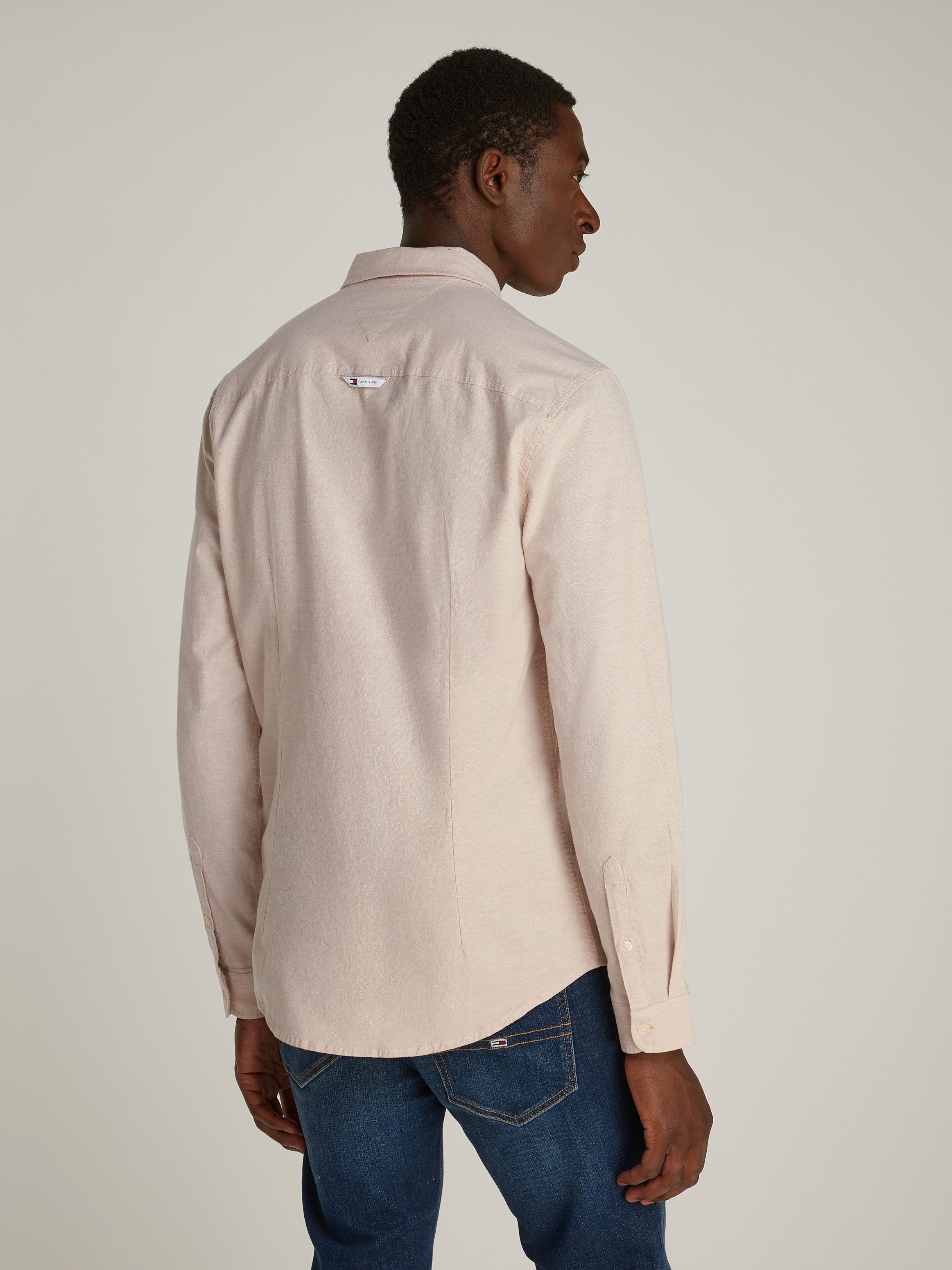 TOMMY JEANS Overhemd met lange mouwen TJM SLIM STRETCH OXFORD SHIRT