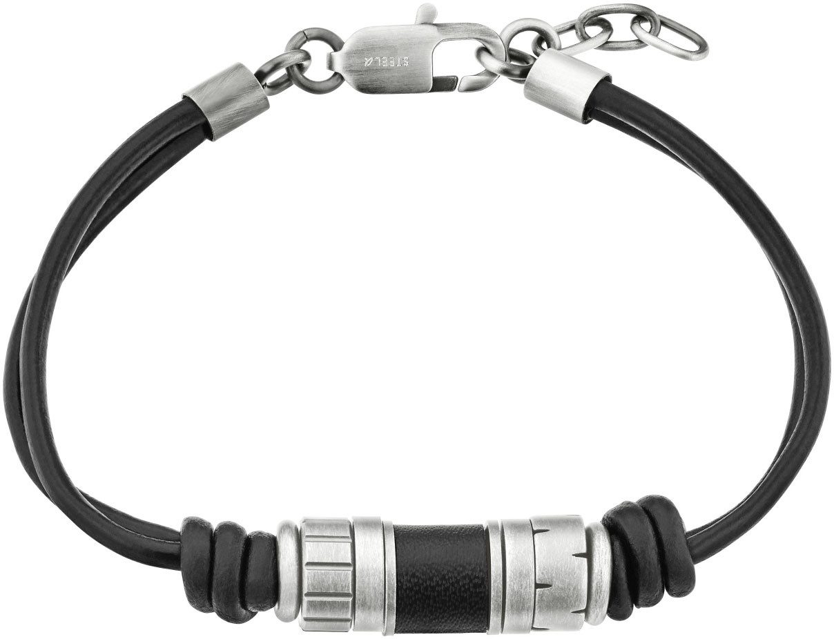 s.Oliver Armband 2038007 heren armbanden zwart