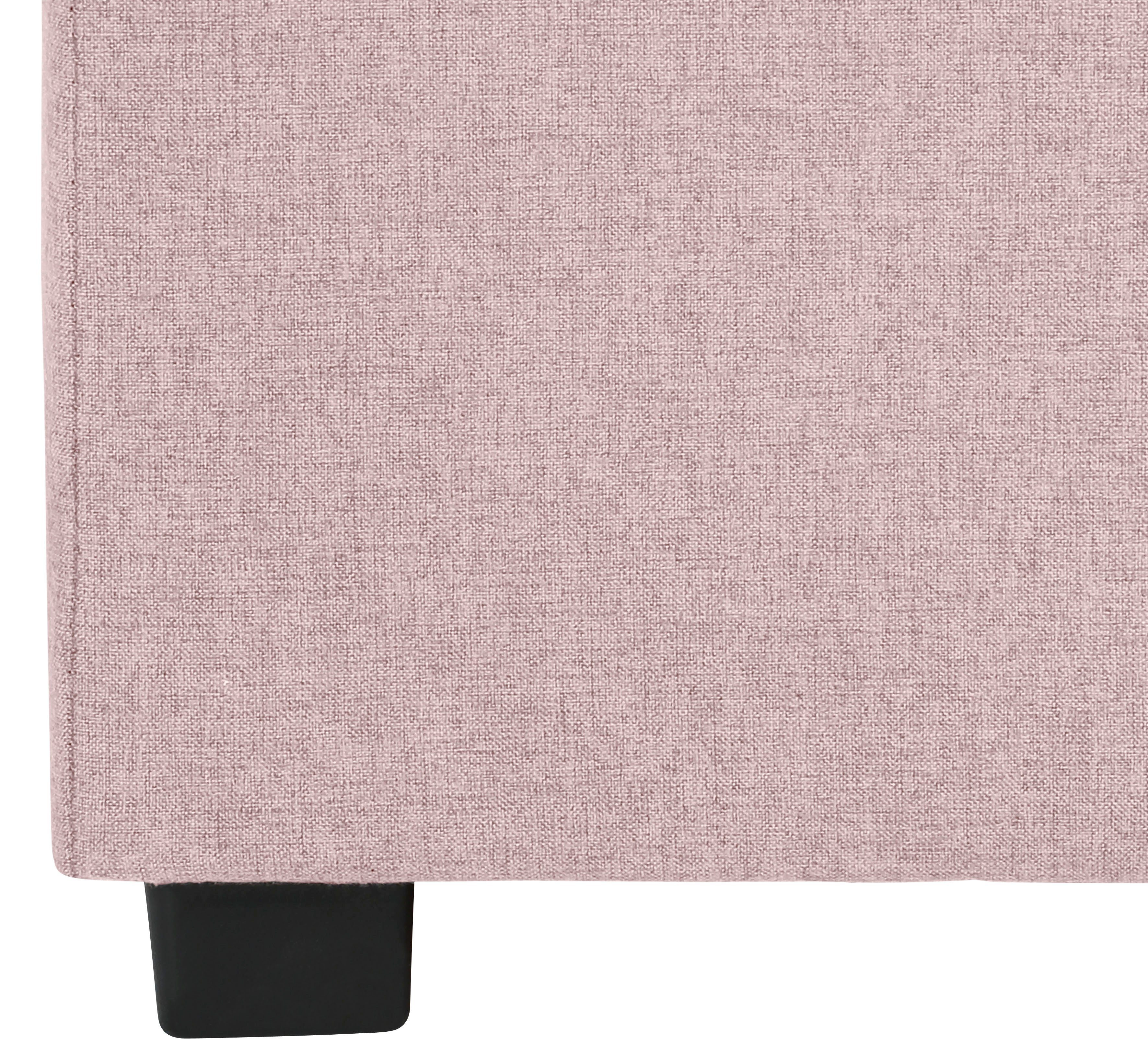 Lüttenhütt Gestoffeerd bed Endres met bedkist, naar keuze zonder matras/lattenbodem of incl. matras