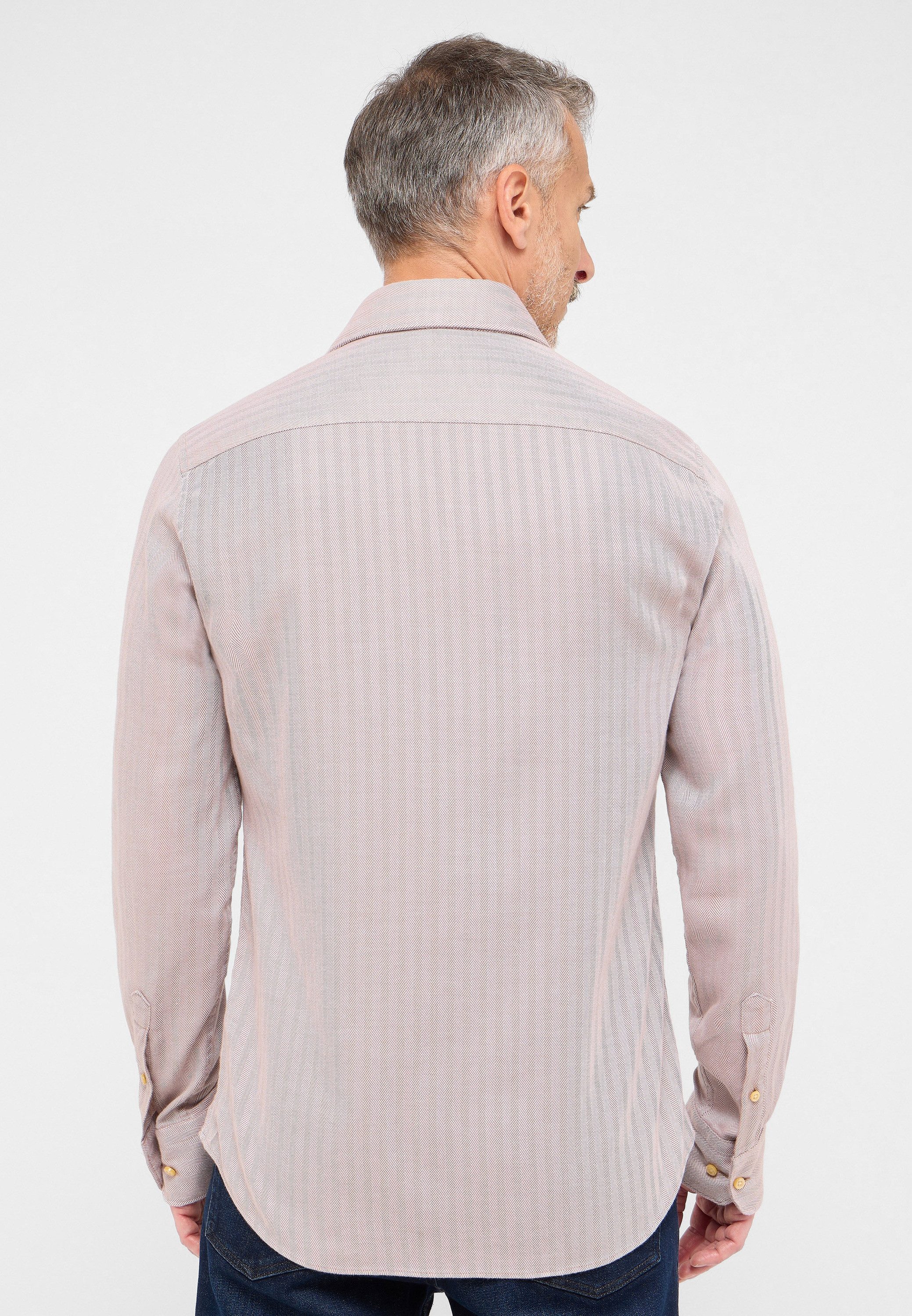 Eterna Overhemd met lange mouwen Slim fit EASY IRON (gemakkelijk te strijken)
