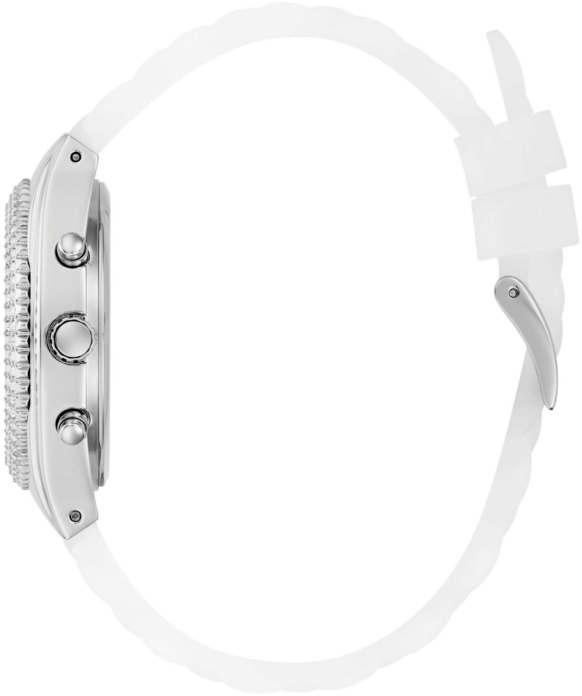 Guess Multifunctioneel horloge JELLY Quartzhorloge, horloge, damenuur, datum, 12/24-uurs weergave