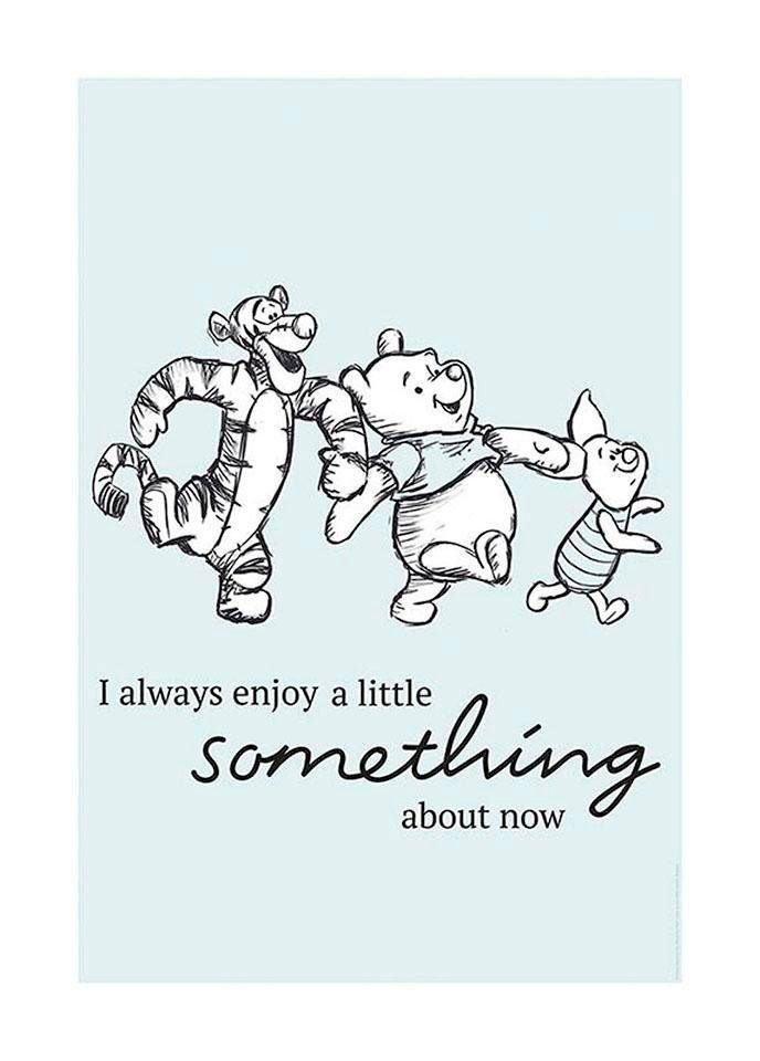 Komar Poster Winnie de Poeh Little Something Hoogte: 70 cm