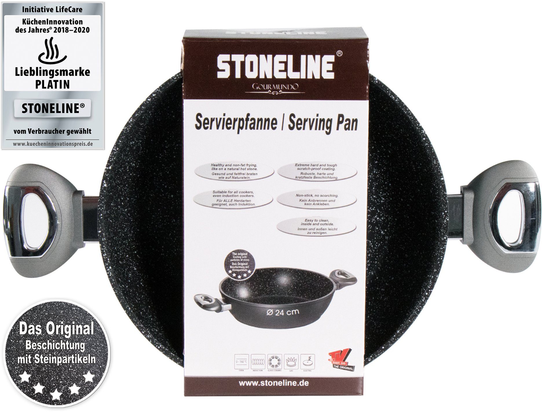 STONELINE Serveerpan Inductie (1-delig)