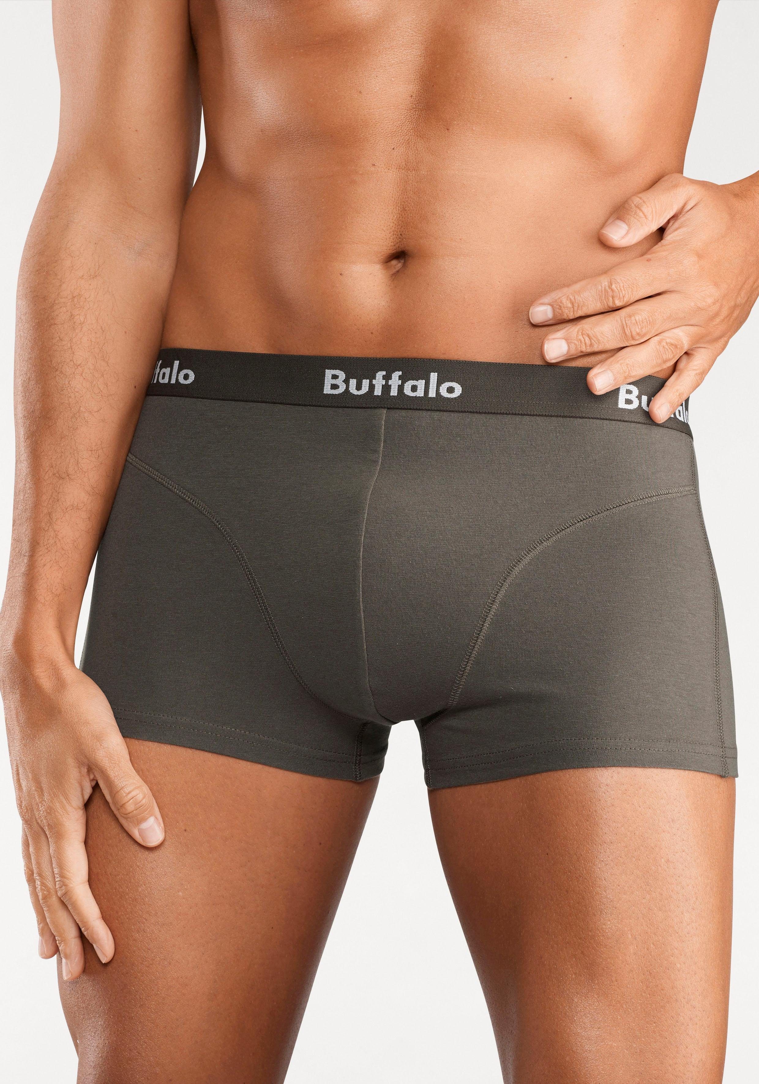 Buffalo Hipster strak zittende boxershorts van katoenmix (set, 3 stuks)