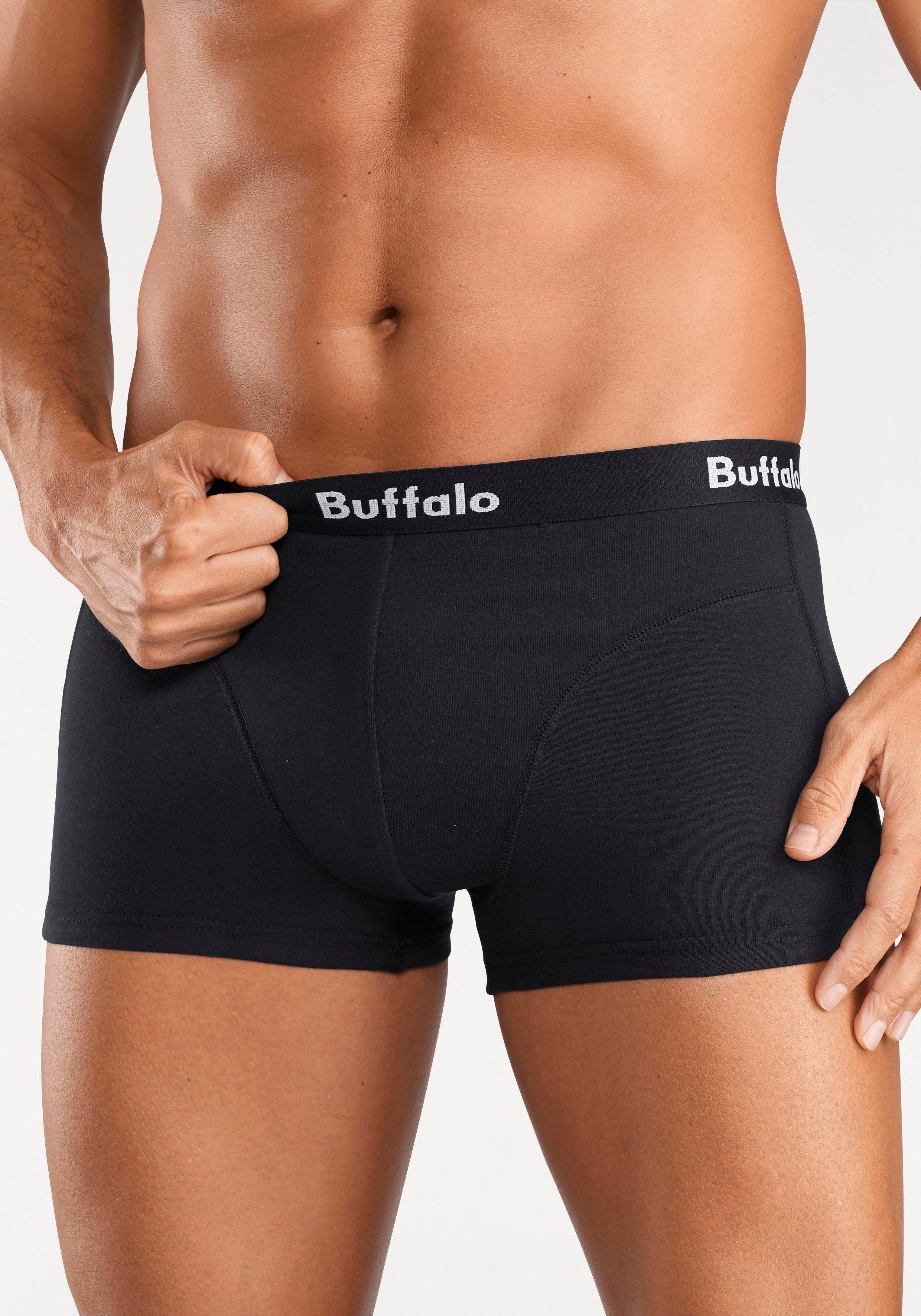 Buffalo Hipster strak zittende boxershorts van katoenmix (set, 3 stuks)