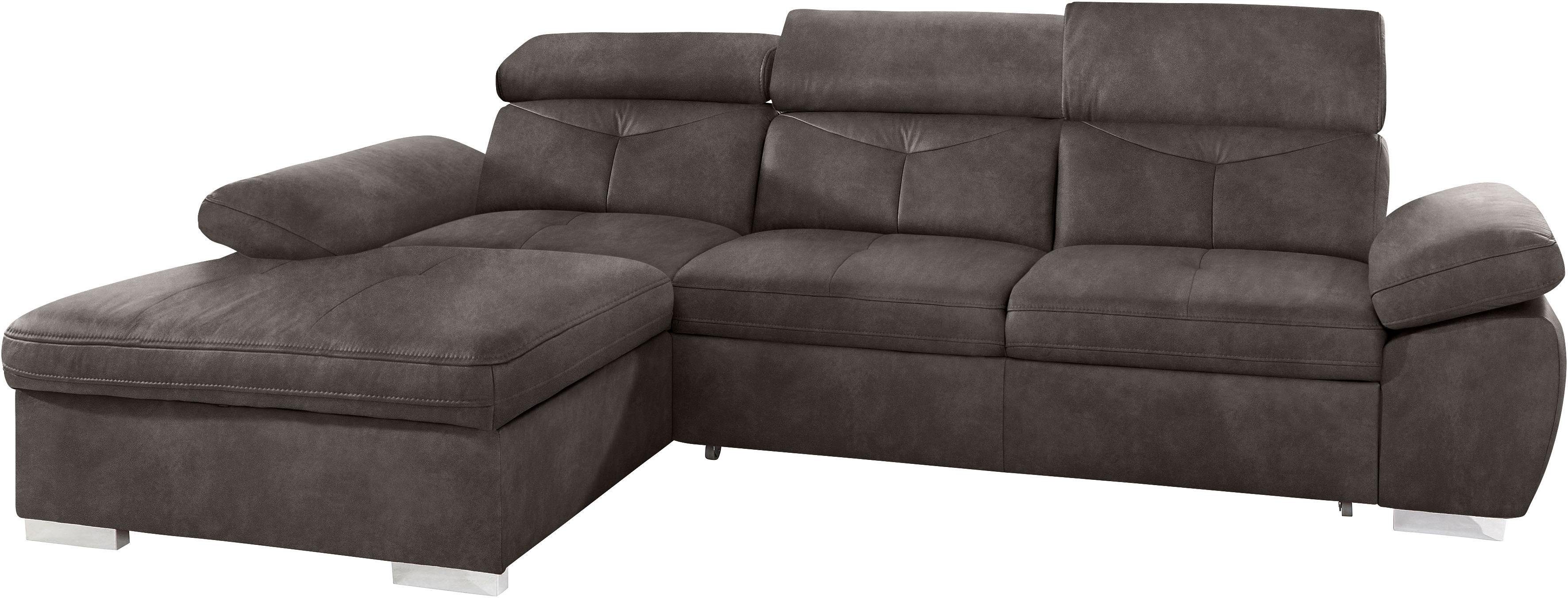 exxpo - sofa fashion Hoekbank Spring, super comfortabel, met armleuning- en hoofdeindefunctie, OTTOs Choice