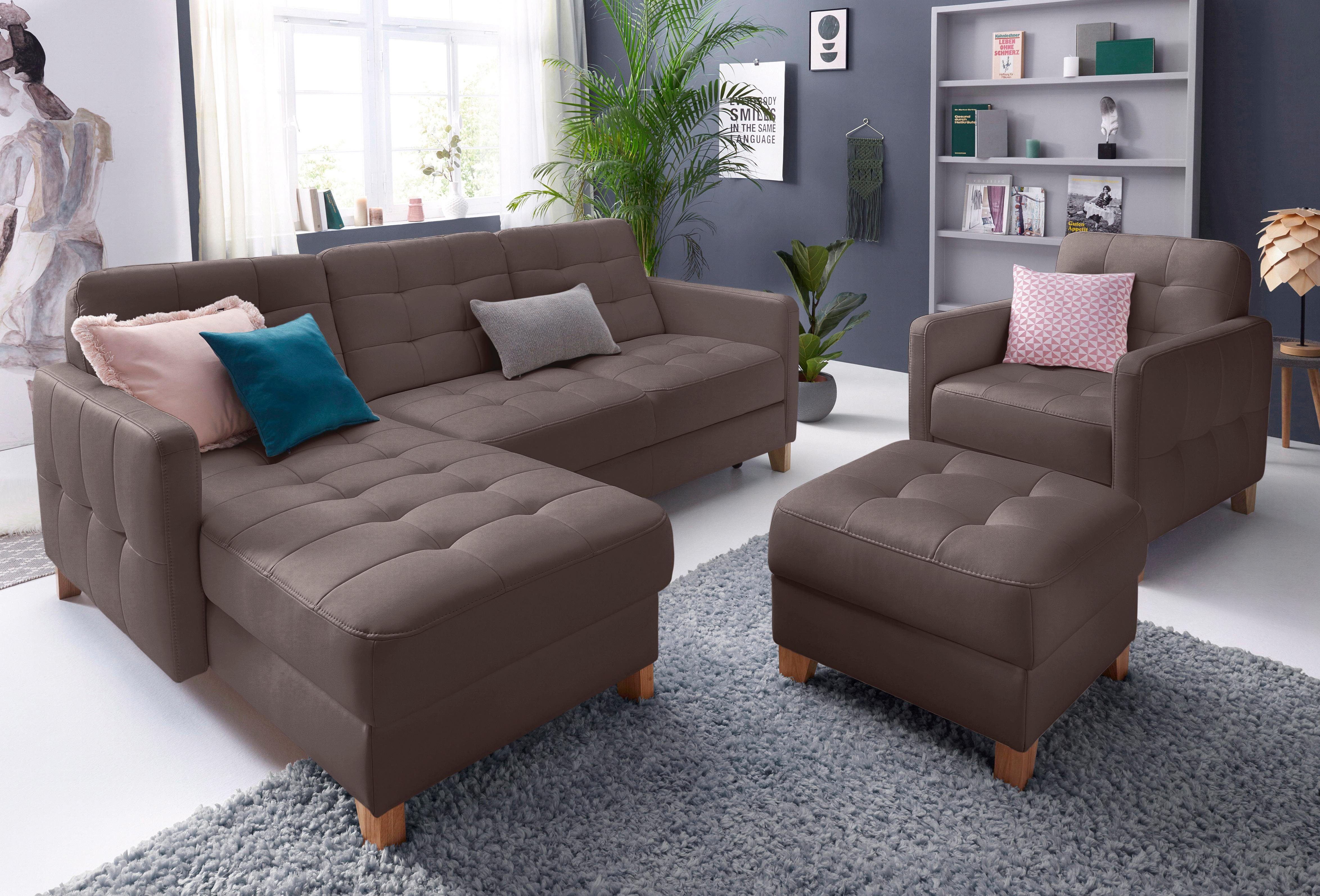 exxpo - sofa fashion Fauteuil Elio, loungesessel, verfijnde detailverwerking, comfortabel en modern