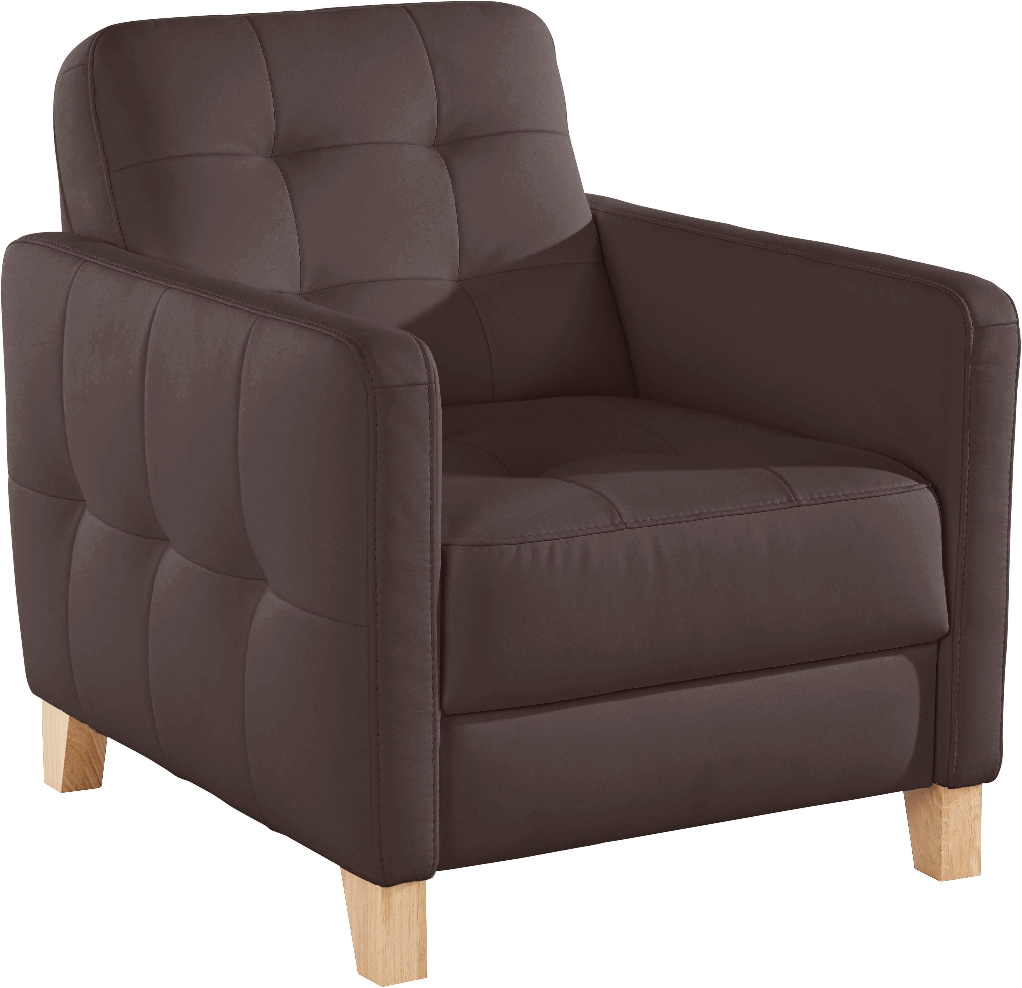exxpo - sofa fashion Fauteuil Elio, loungesessel, verfijnde detailverwerking, comfortabel en modern