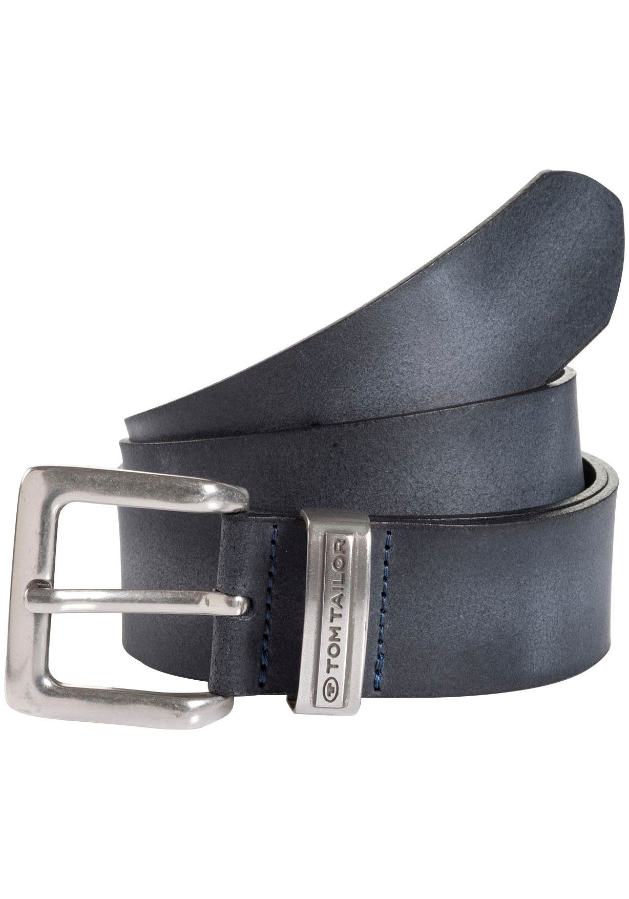 Tom Tailor leren riem in used look