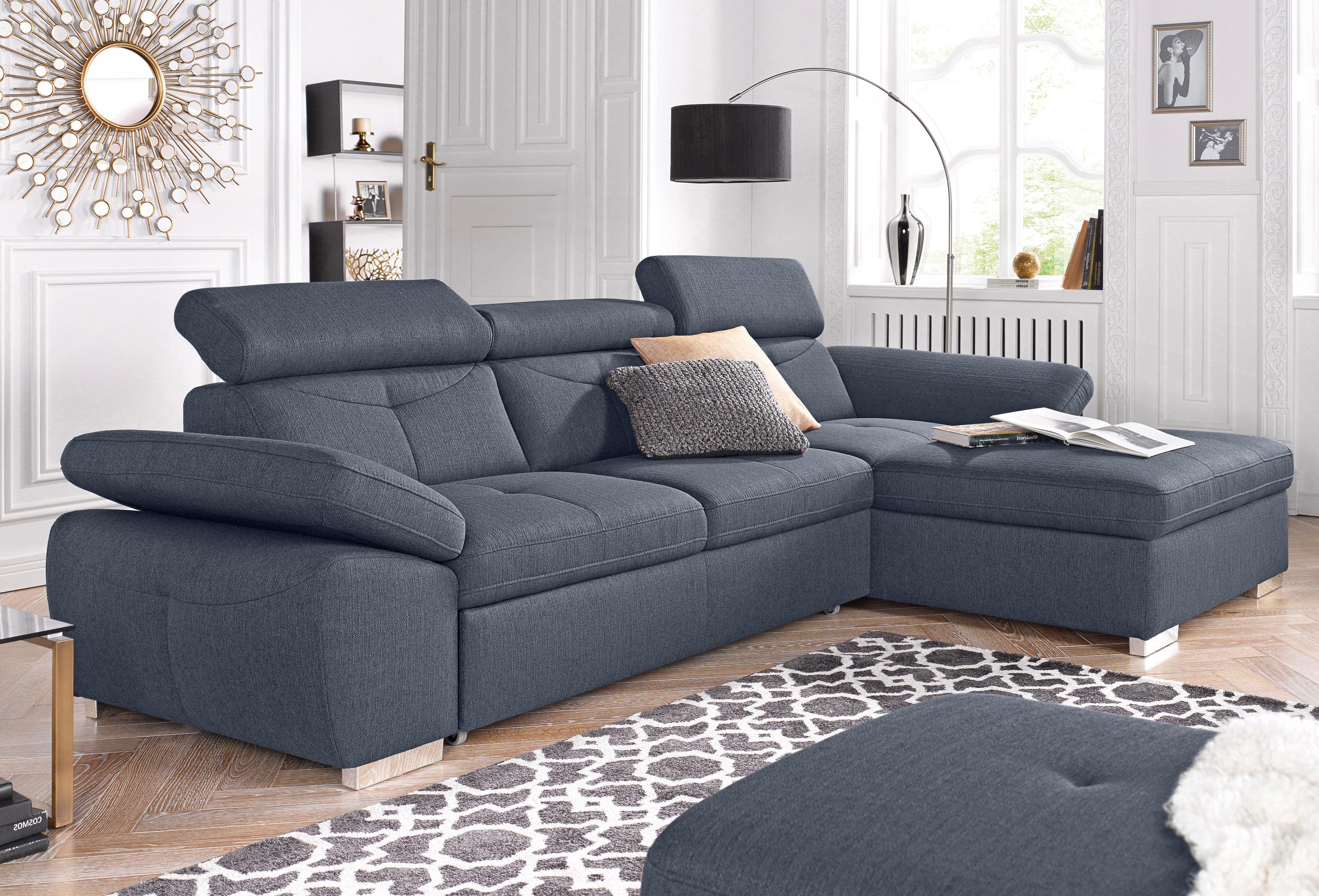 Exxpo - sofa fashion Hoekbank Spring, super comfortabel en comfortabel met arm- en hoofdsteunfunctie