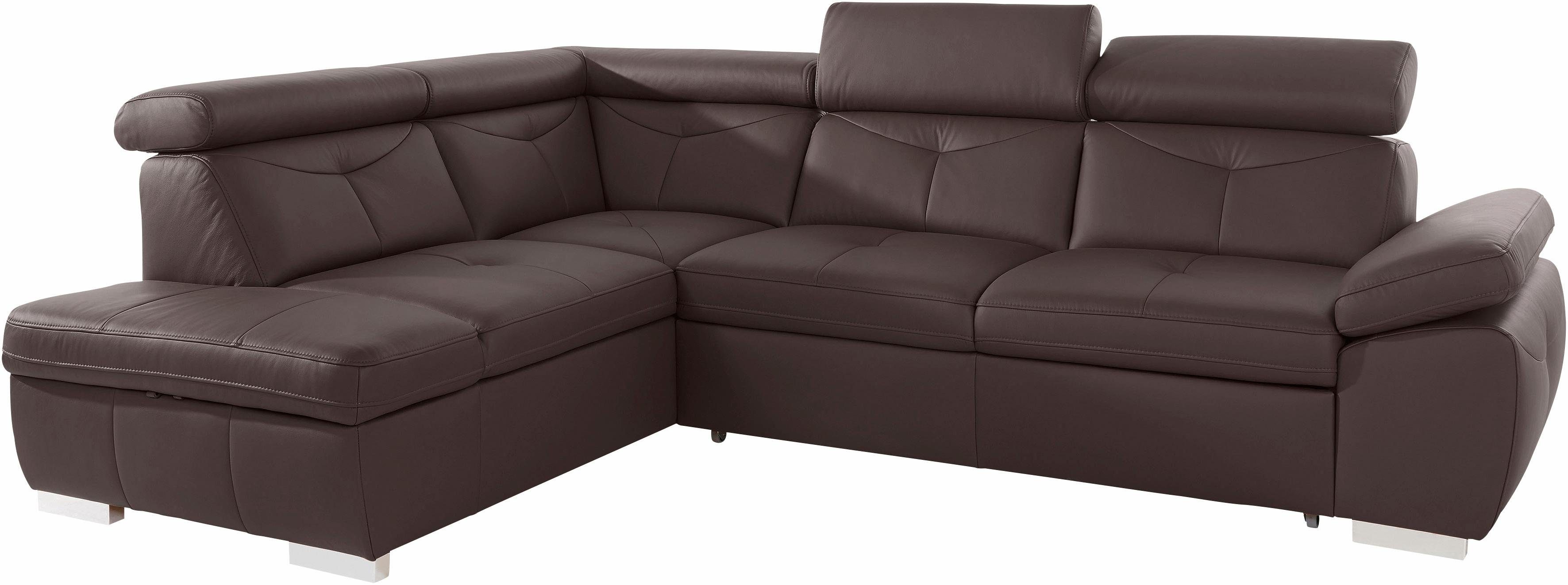 exxpo - sofa fashion Hoekbank Spring, super comfortabel en comfortabel met arm- en hoofdsteunfunctie