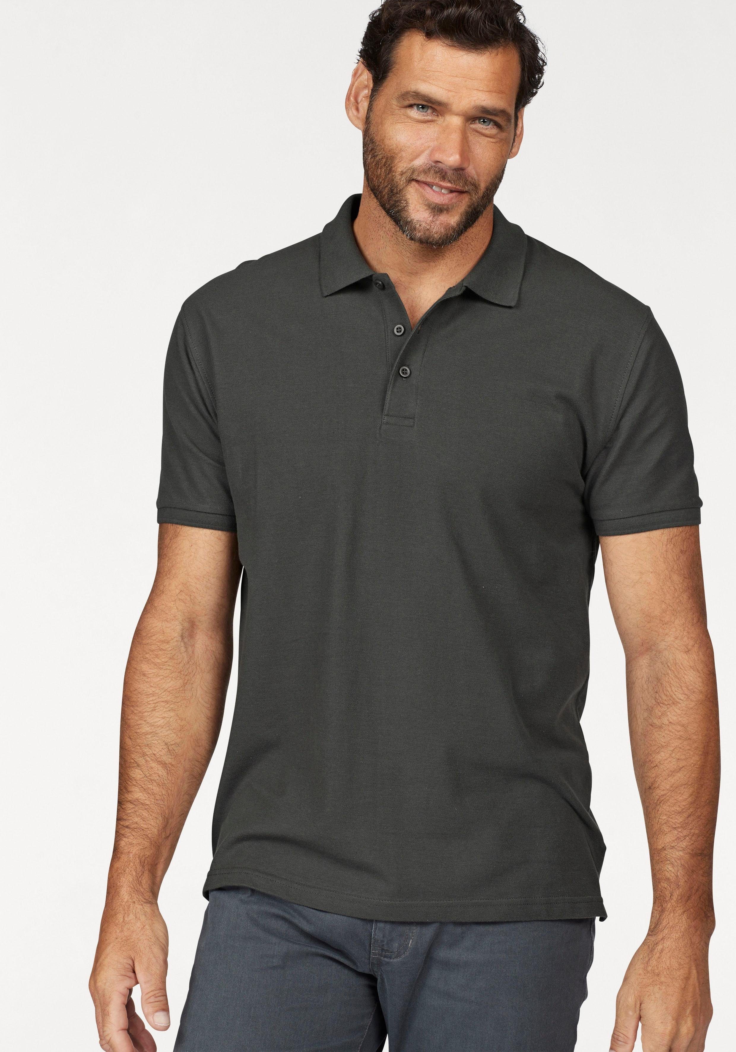 Fruit of the Loom Poloshirt Piqué heren poloshirts maat L (52/54) grijs