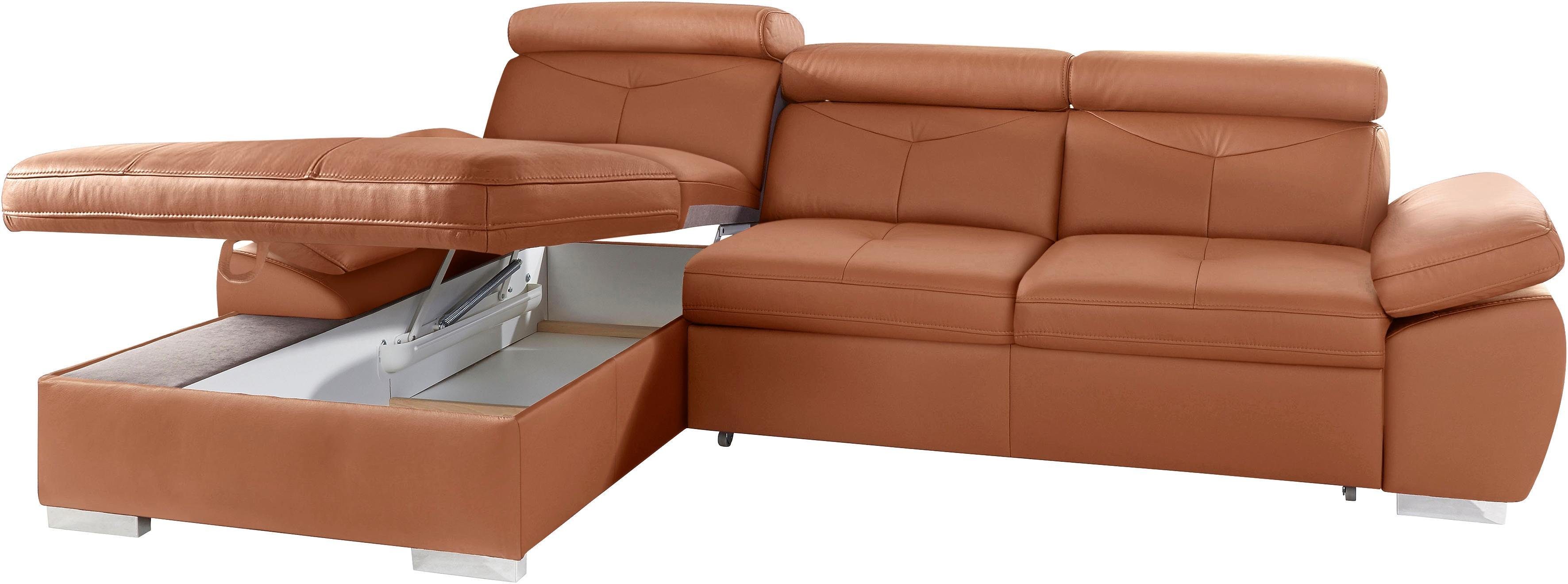 exxpo - sofa fashion Hoekbank Spring, super comfortabel, met armleuning- en hoofdeindefunctie, OTTOs Choice