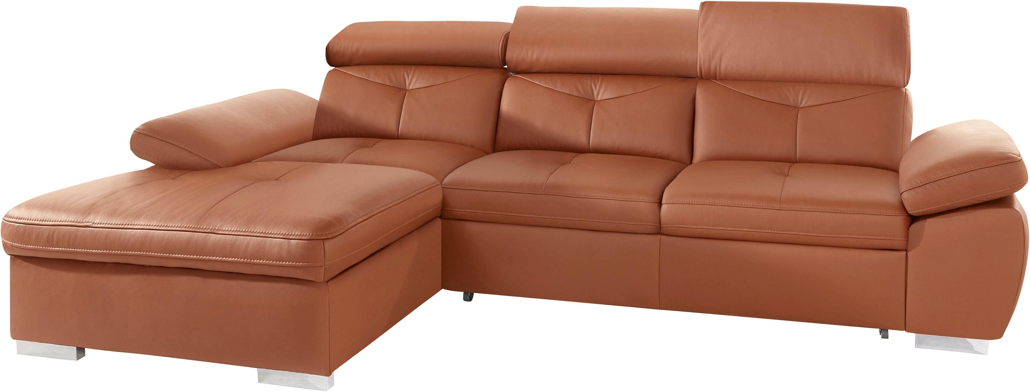 exxpo - sofa fashion Hoekbank Spring, super comfortabel, met armleuning- en hoofdeindefunctie, OTTOs Choice