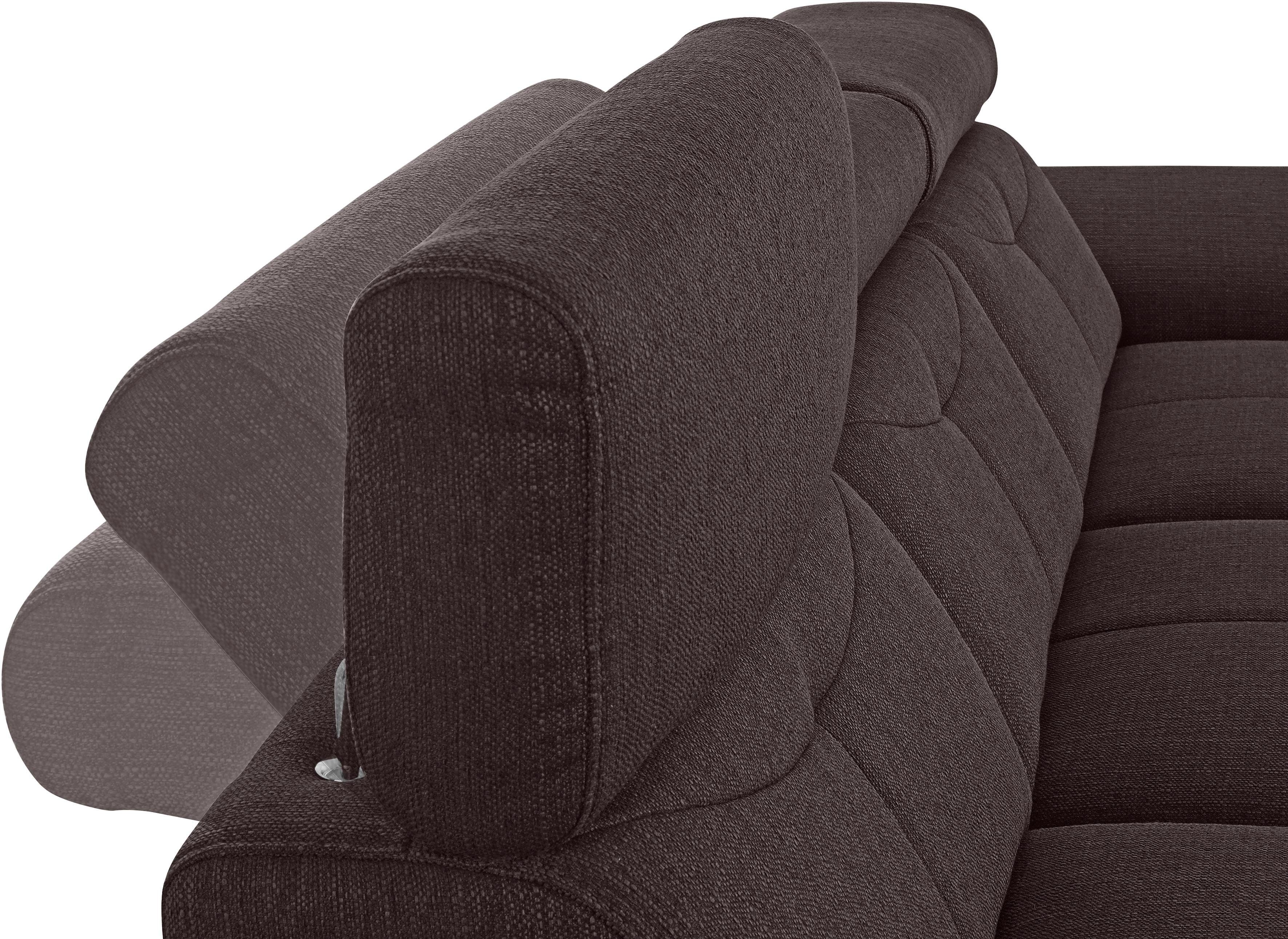exxpo - sofa fashion Hoekbank Spring, super comfortabel, met armleuning- en hoofdeindefunctie, OTTOs Choice