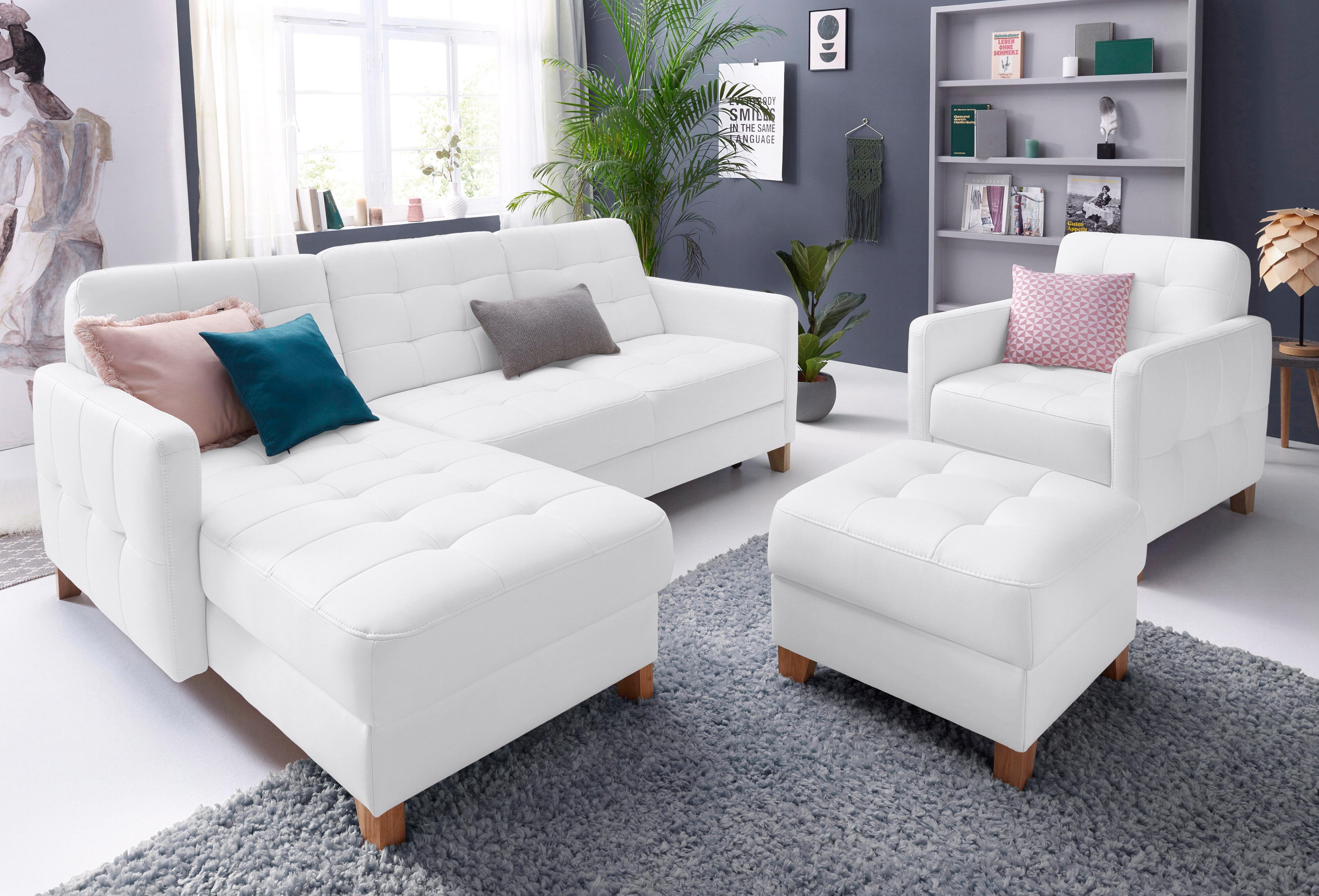 exxpo - sofa fashion Hocker Elio comfortabel zitcomfort en verfijnde detailverwerking