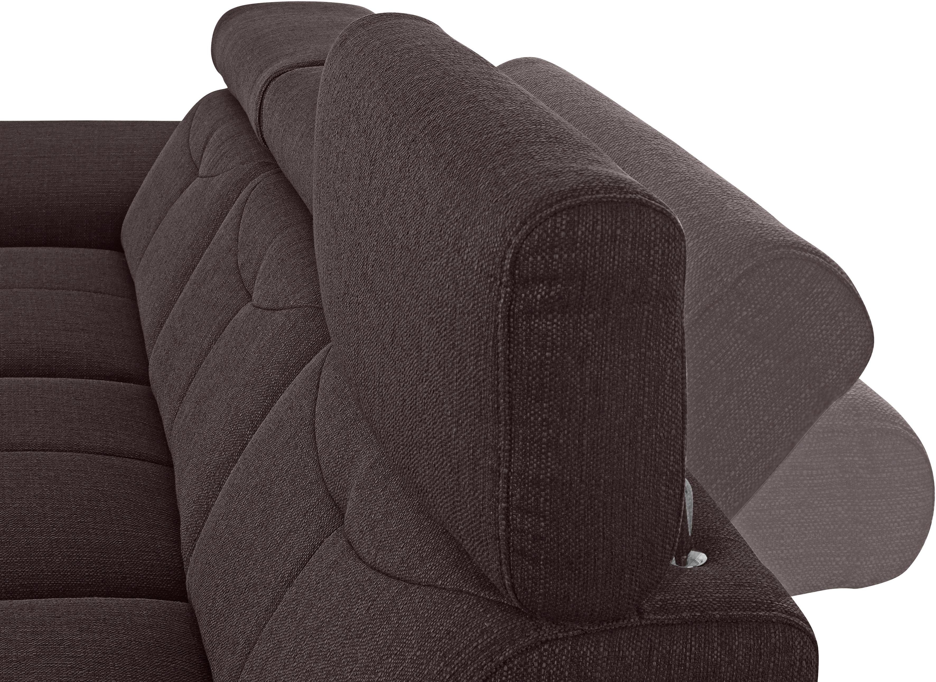 exxpo - sofa fashion Hoekbank Spring, super comfortabel, met armleuning- en hoofdeindefunctie, OTTOs Choice