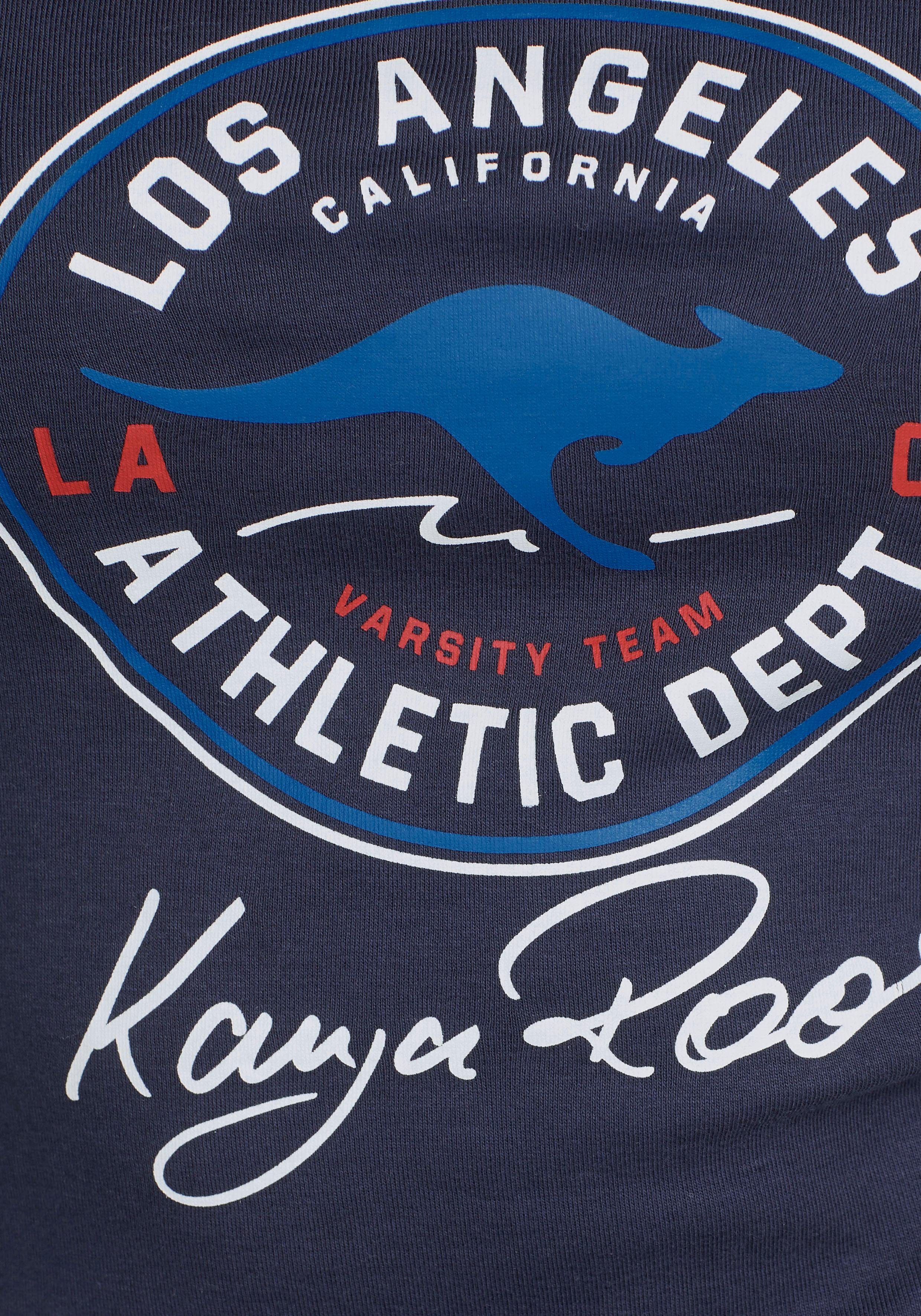 KangaROOS T-shirt Korte mouwen, zeer figuurvolgend, in vintage-ontwerp, ronde hals