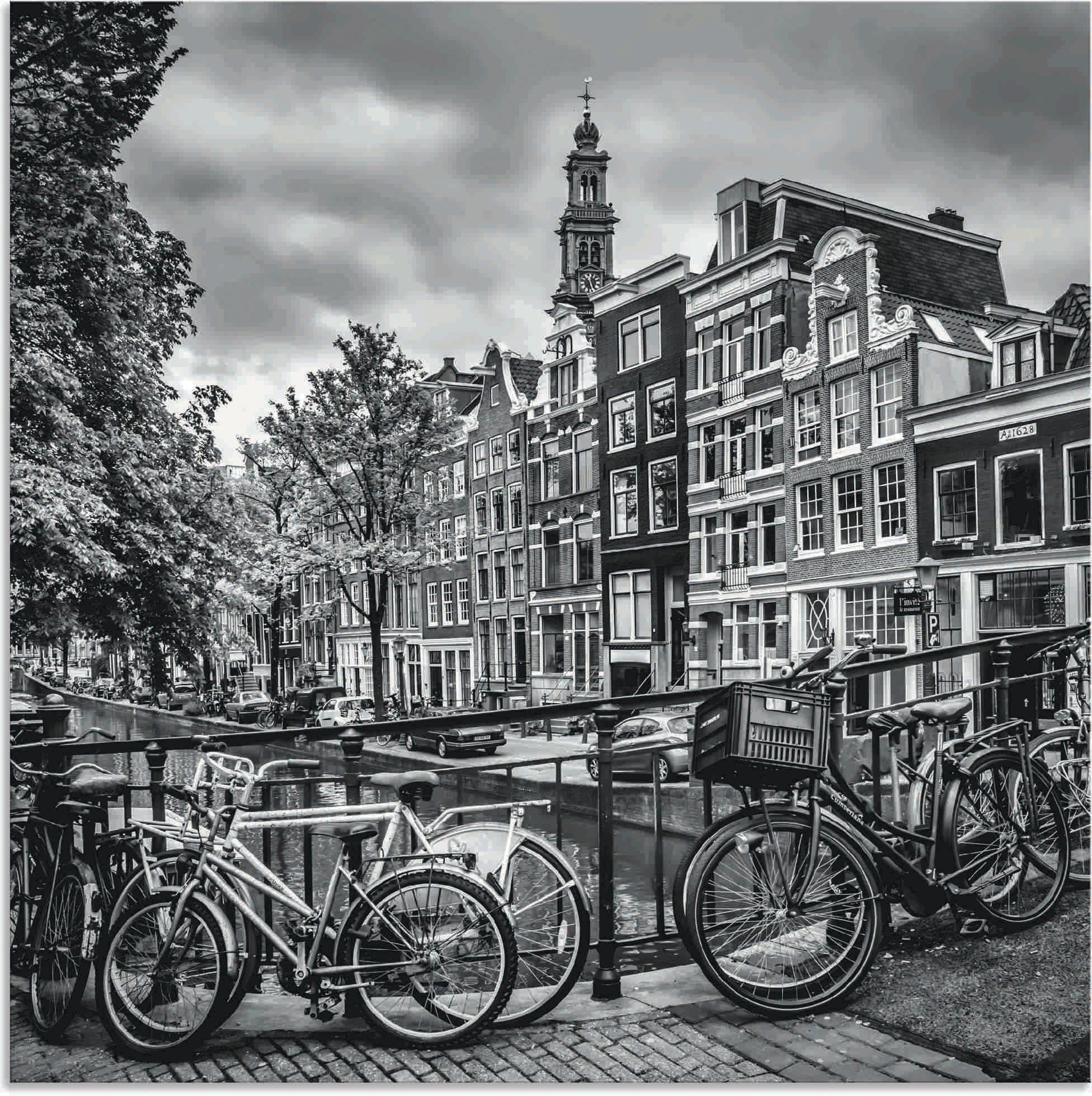 Artland Artprint Amsterdam Bloemgracht in vele afmetingen & productsoorten - artprint van aluminium / artprint voor buiten, artprint op linnen, poster, muursticker / wandfolie ook