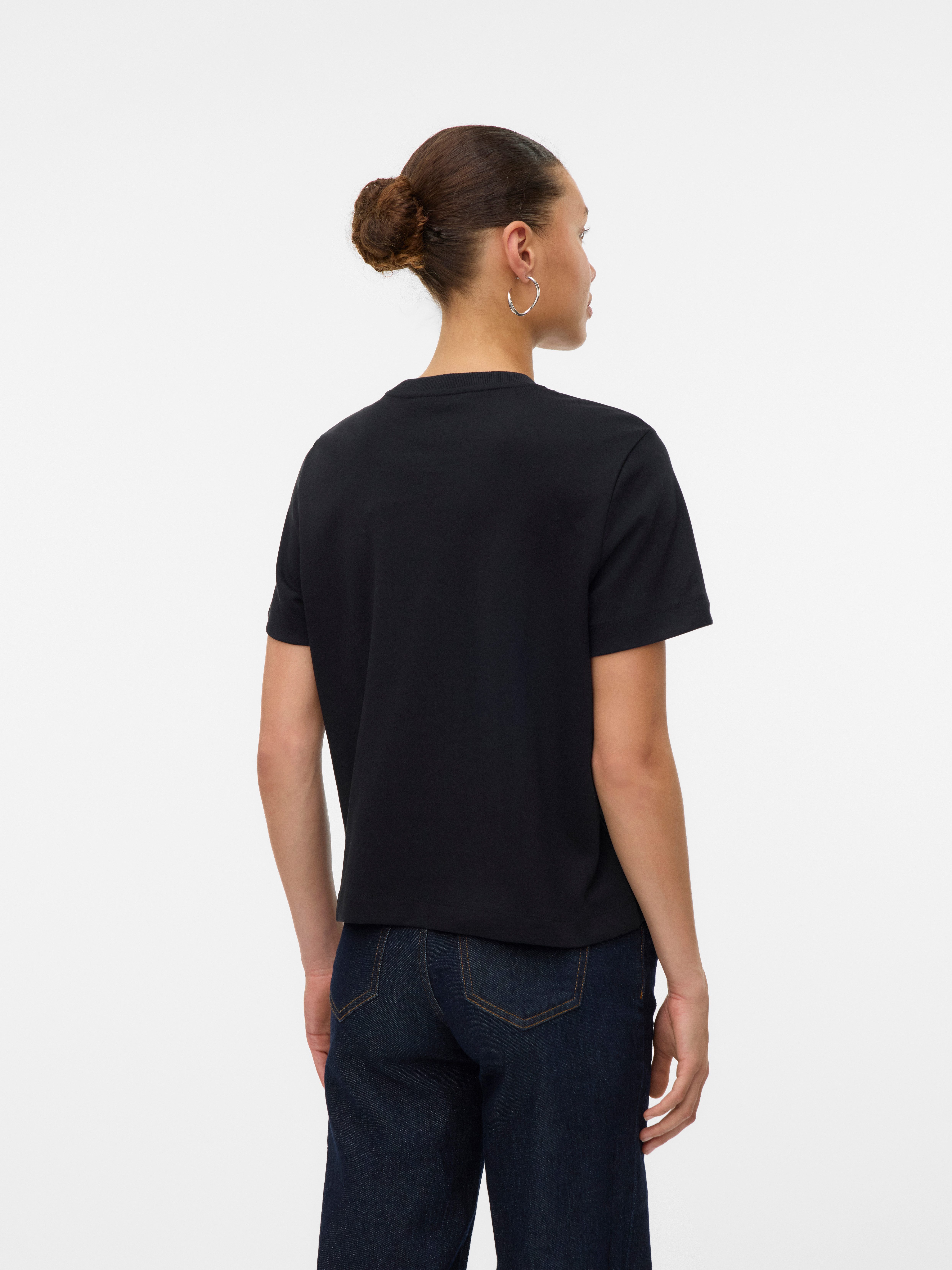 Vero Moda Shirt met korte mouwen VMSARA METTE SS TOP BOX JRS GA NOOS