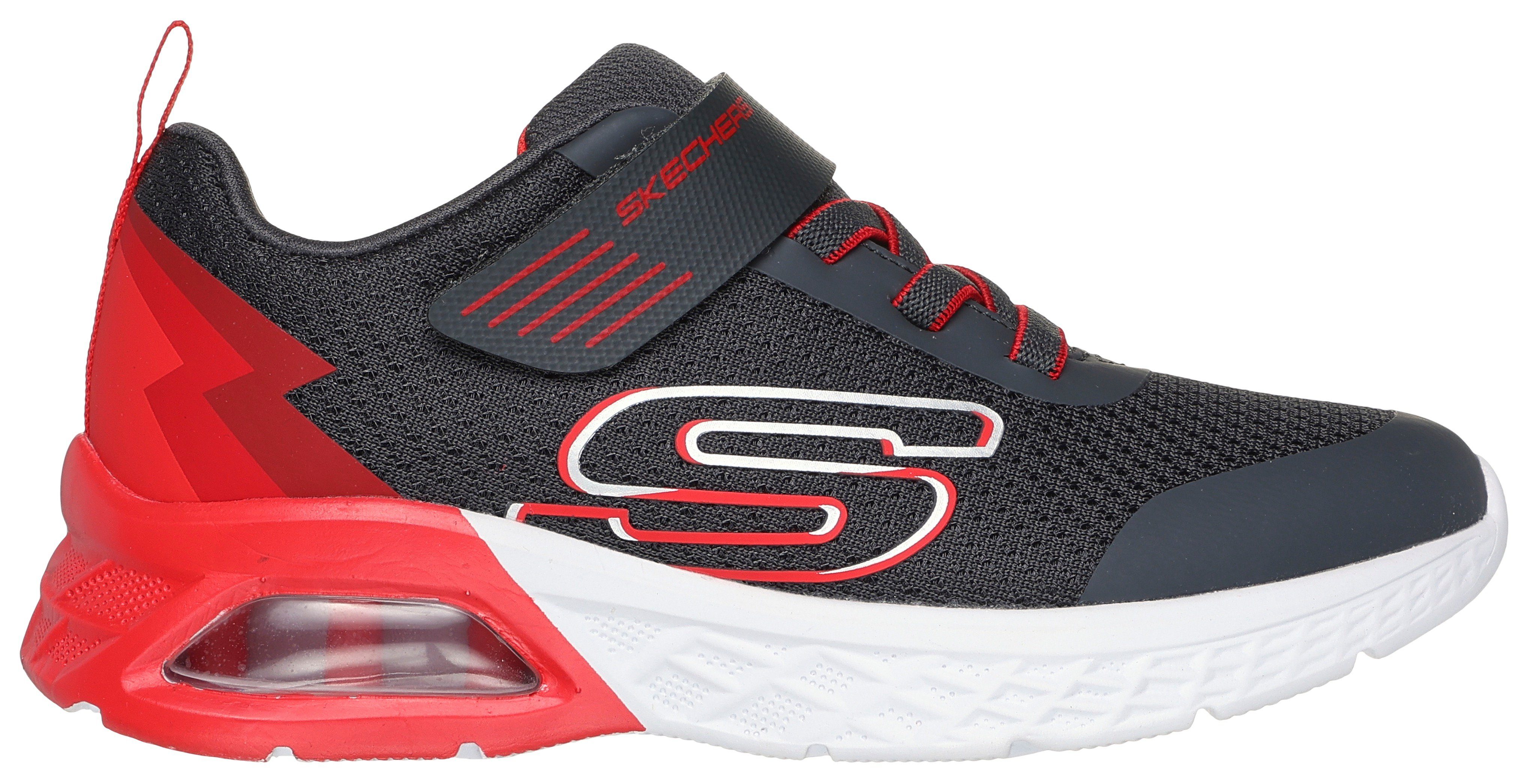 Skechers Slip-on sneakers MICROSPEC MAX II met praktische klittenbandsluiting