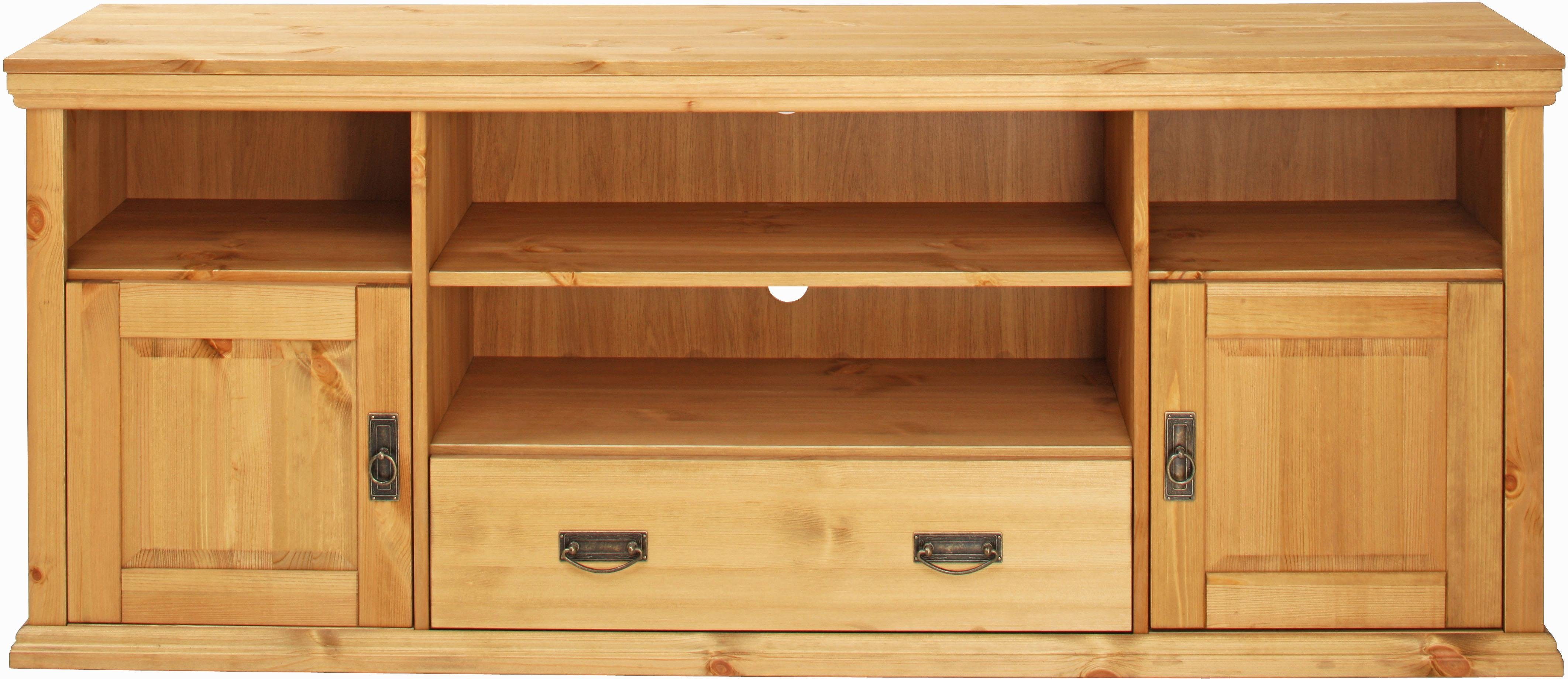 Home affaire Tv-meubel Konrad TV-meubel, TV-kast Breedte 169 cm, hoogte 67 cm, metalen handgrepen, kabeldoorvoer
