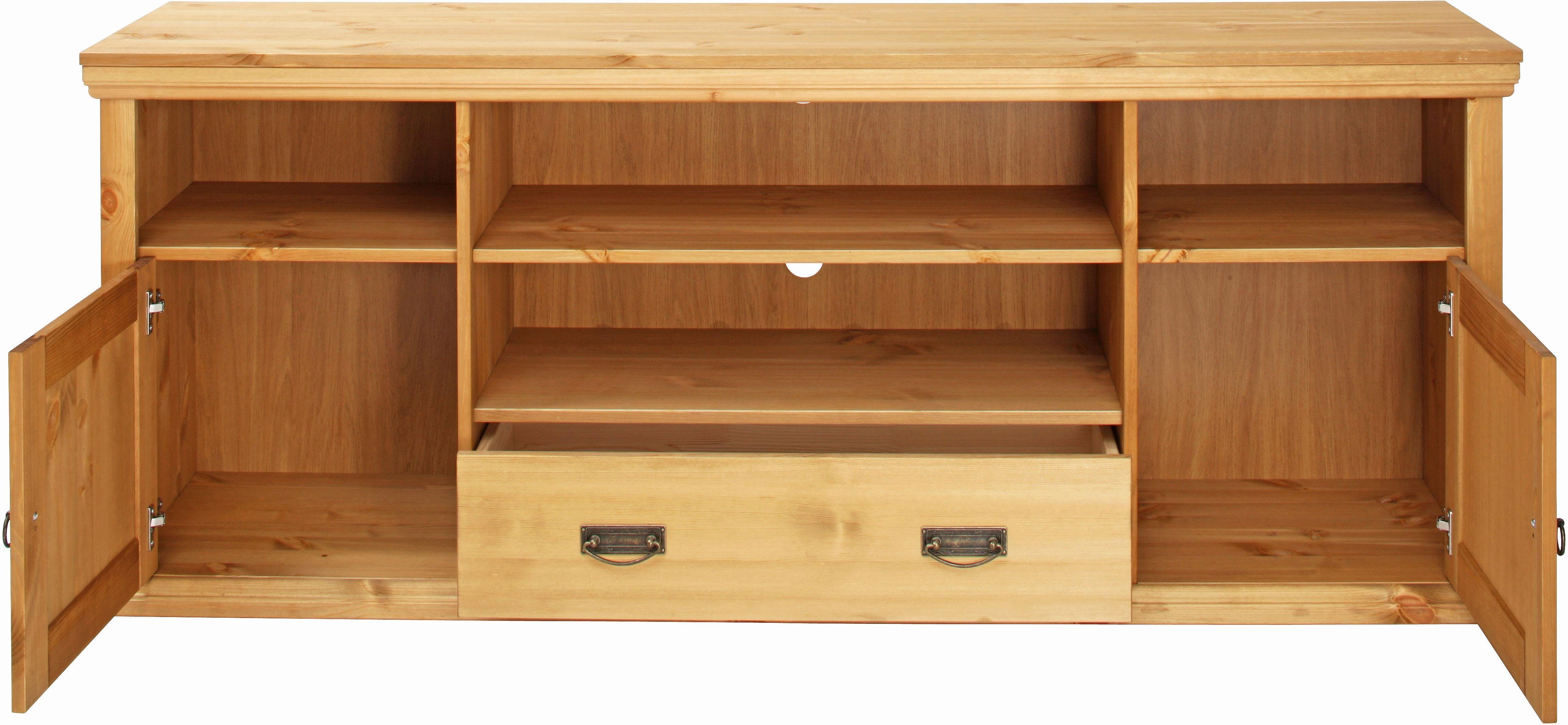 Home affaire Tv-meubel Konrad TV-meubel, TV-kast Breedte 169 cm, hoogte 67 cm, metalen handgrepen, kabeldoorvoer