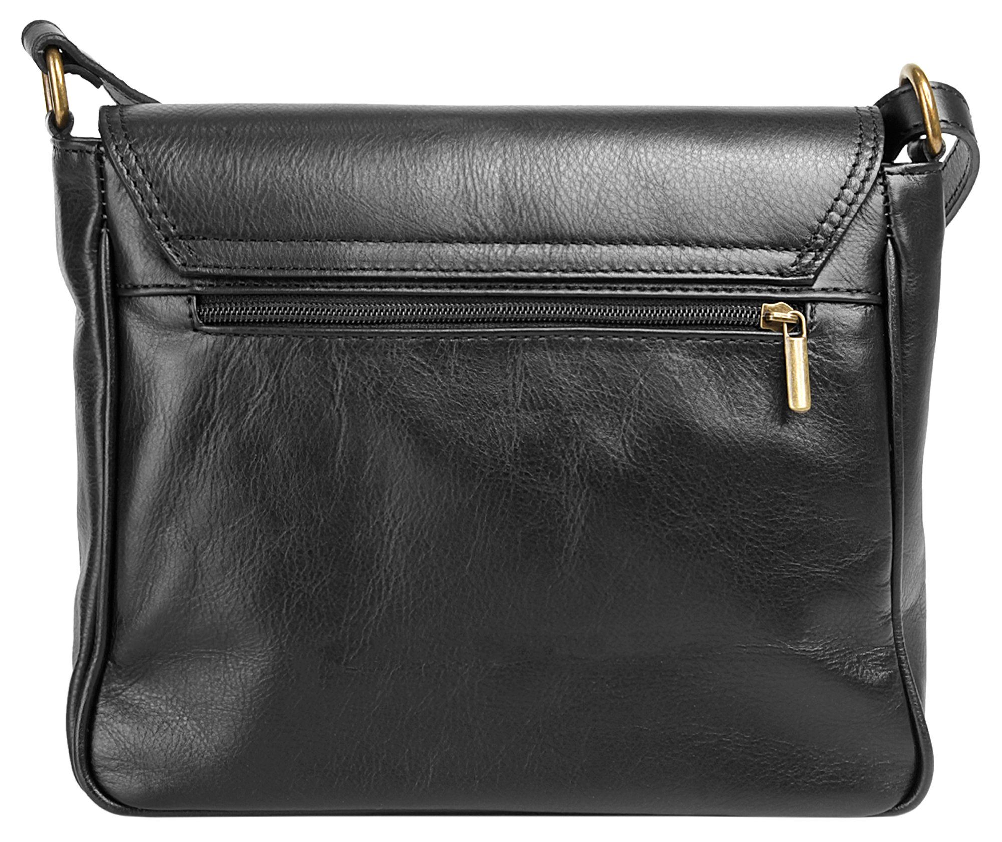 Cluty Schoudertas echt leer, made in italy