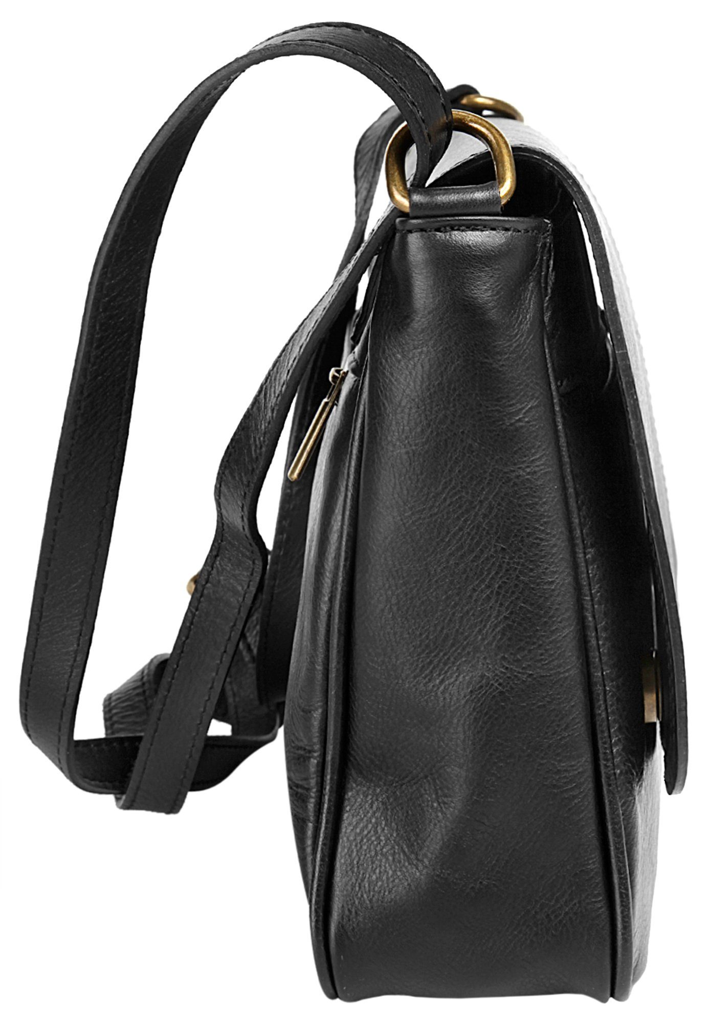 Cluty Schoudertas echt leer, made in italy