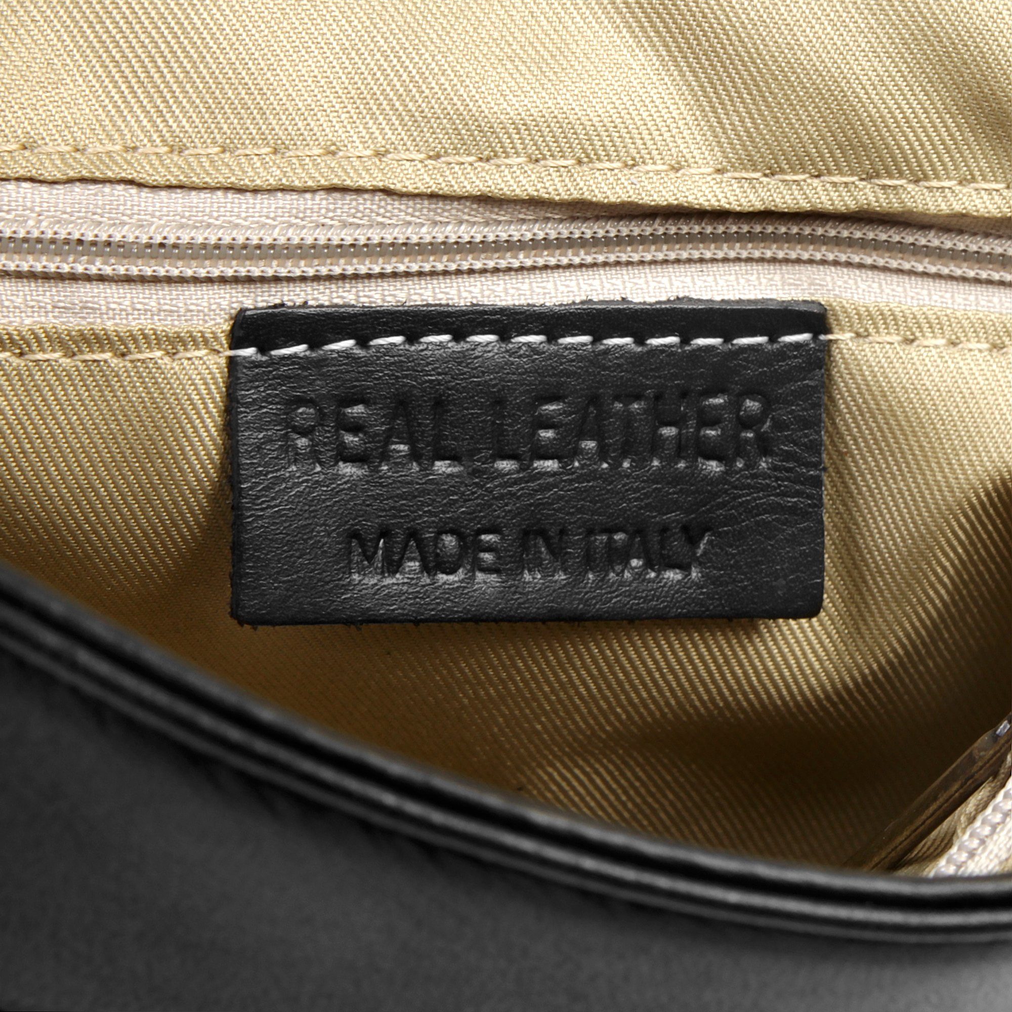 Cluty Schoudertas echt leer, made in italy