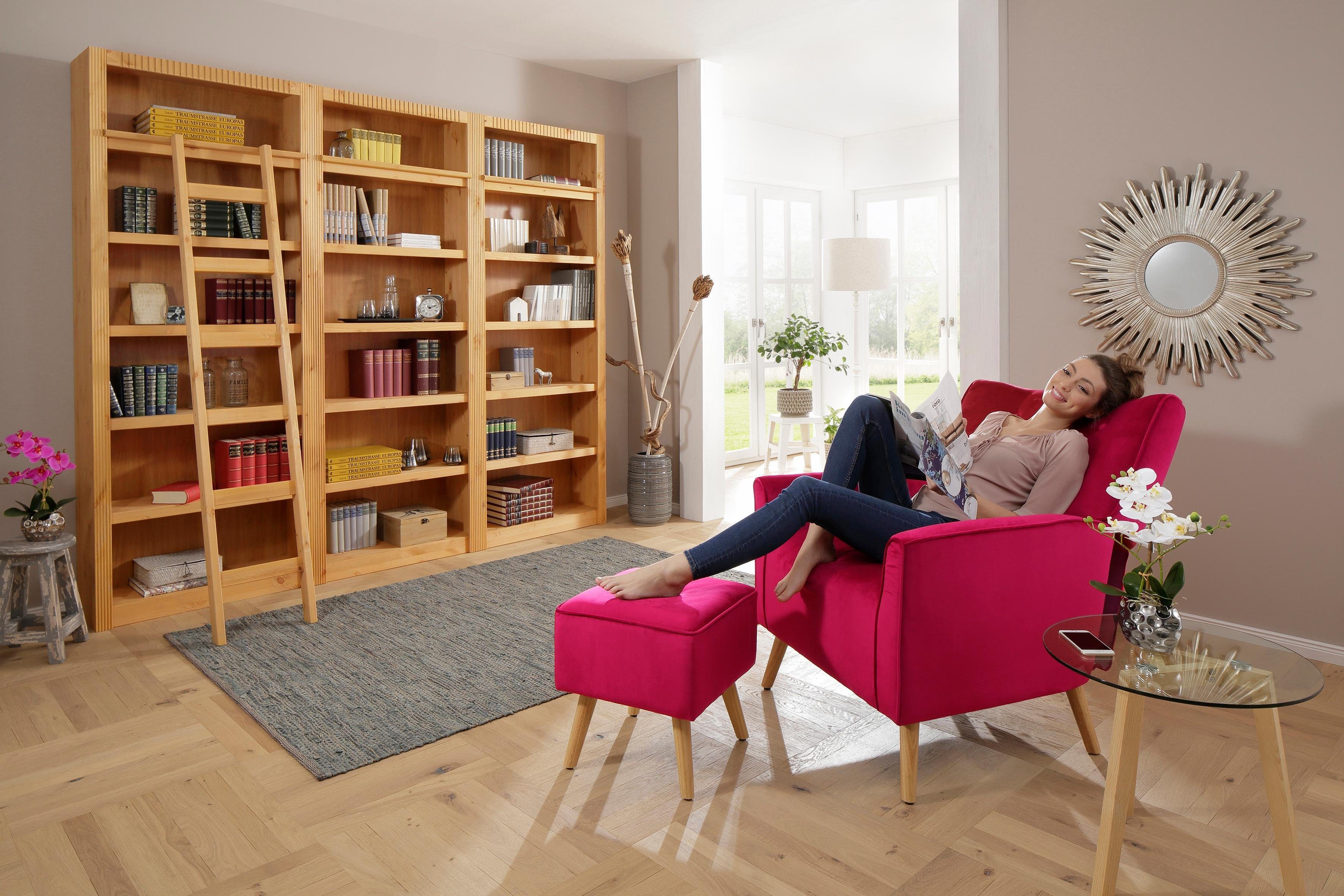 Home affaire Kastenwand Bergen van mooi massief grenenhout, 3-delig