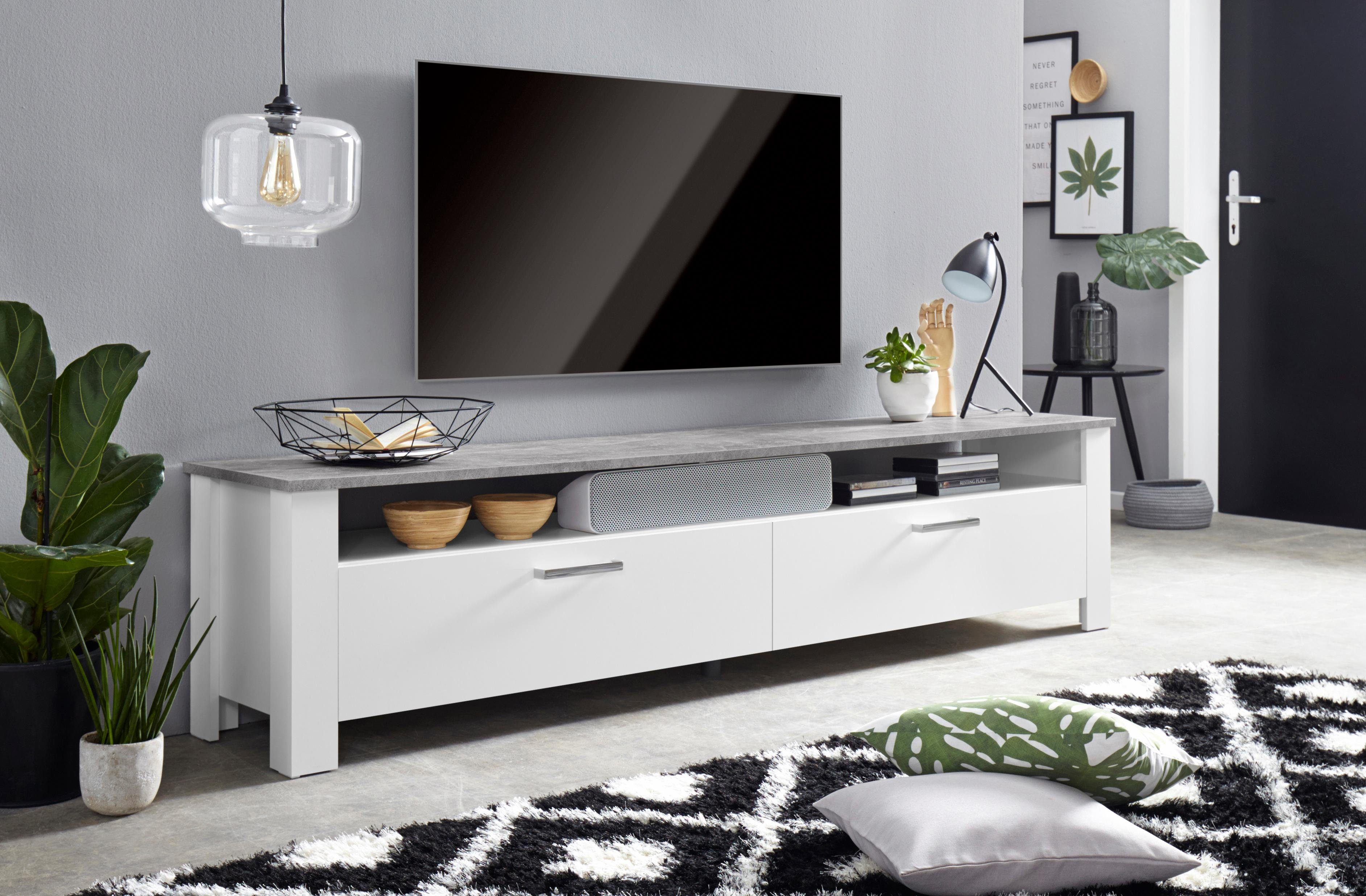 Homexperts Tv-meubel Zabona Breedte 200 cm