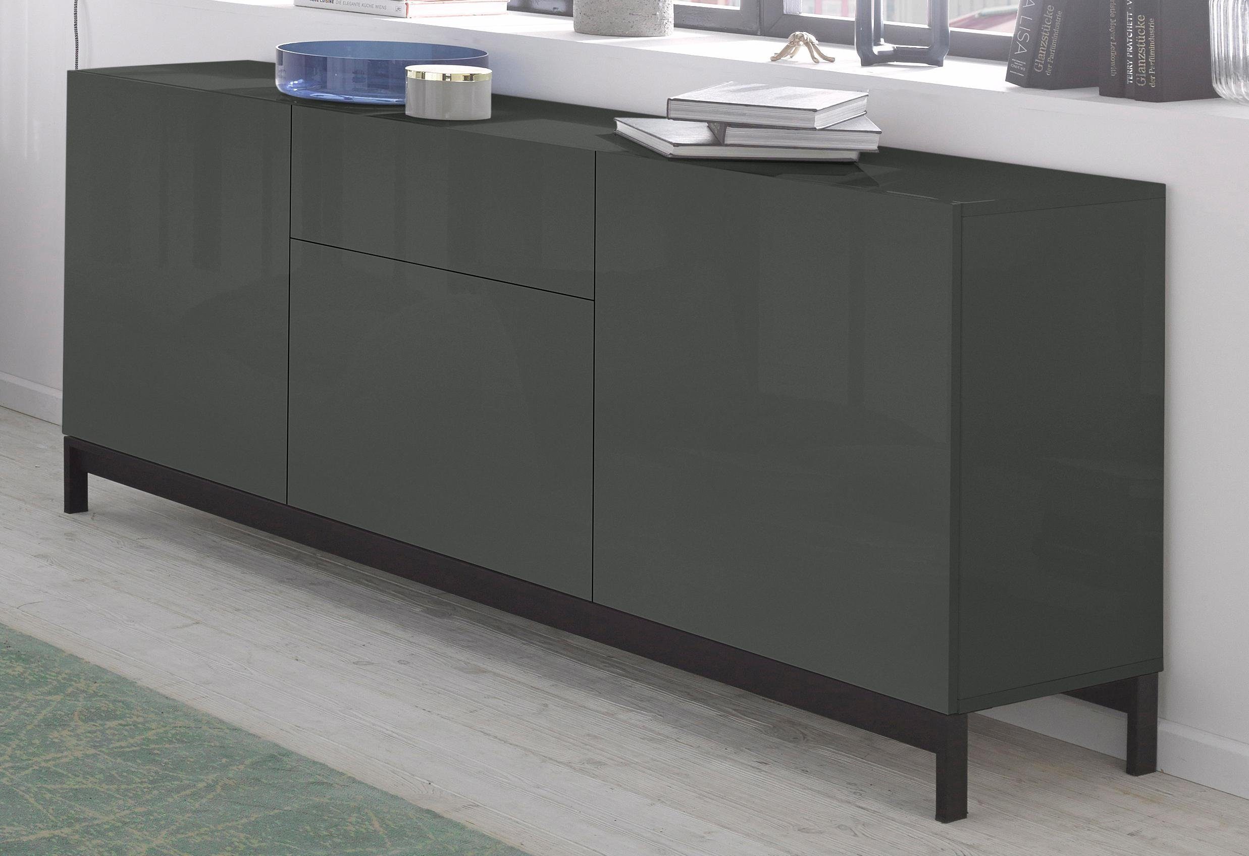 INOSIGN Dressoir Metis Breedte 170 cm dressoirs maat 170x40x72 cm grijs