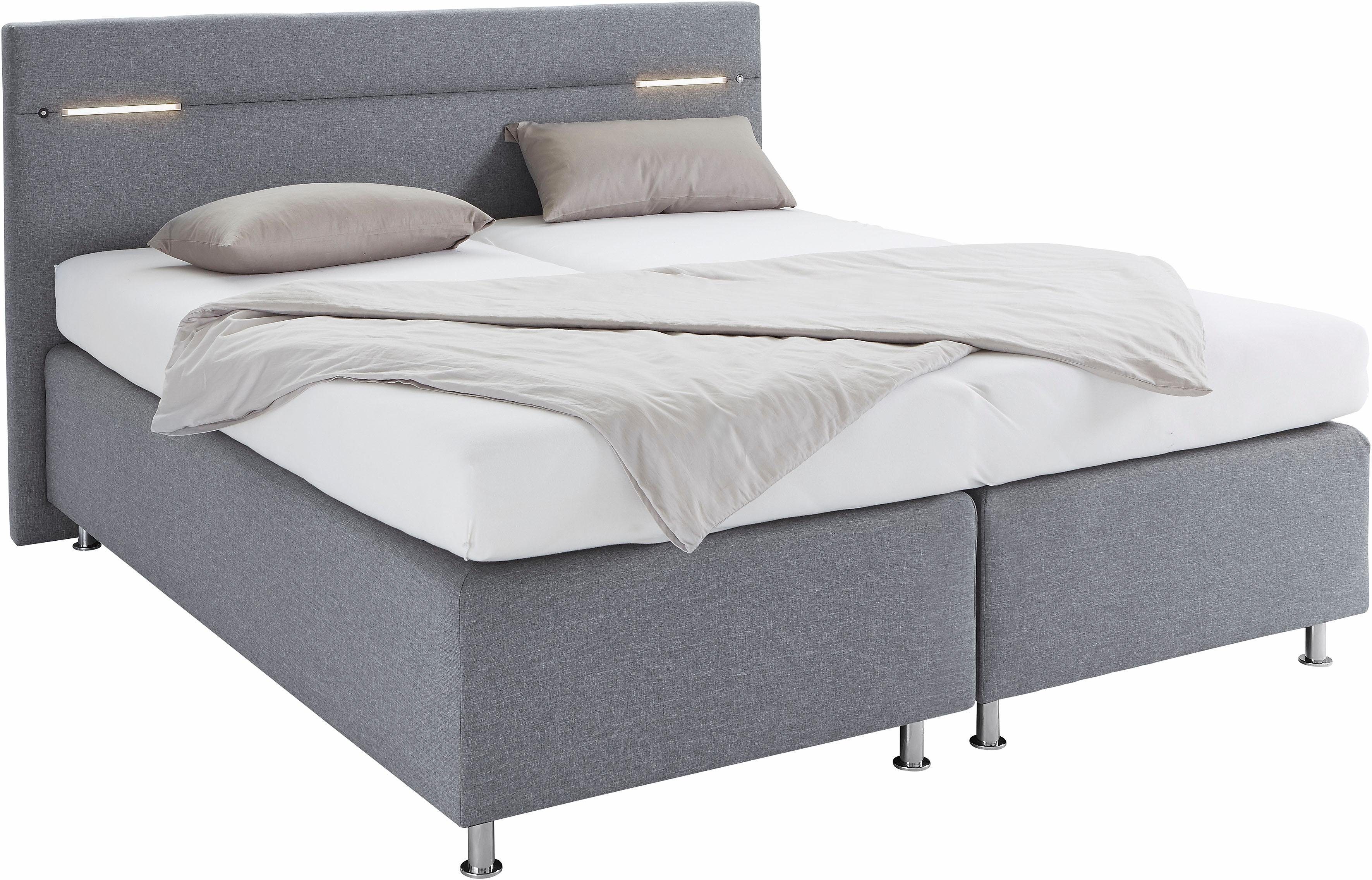 Westfalia Polsterbetten Boxspring naar keuze met ledverlichting