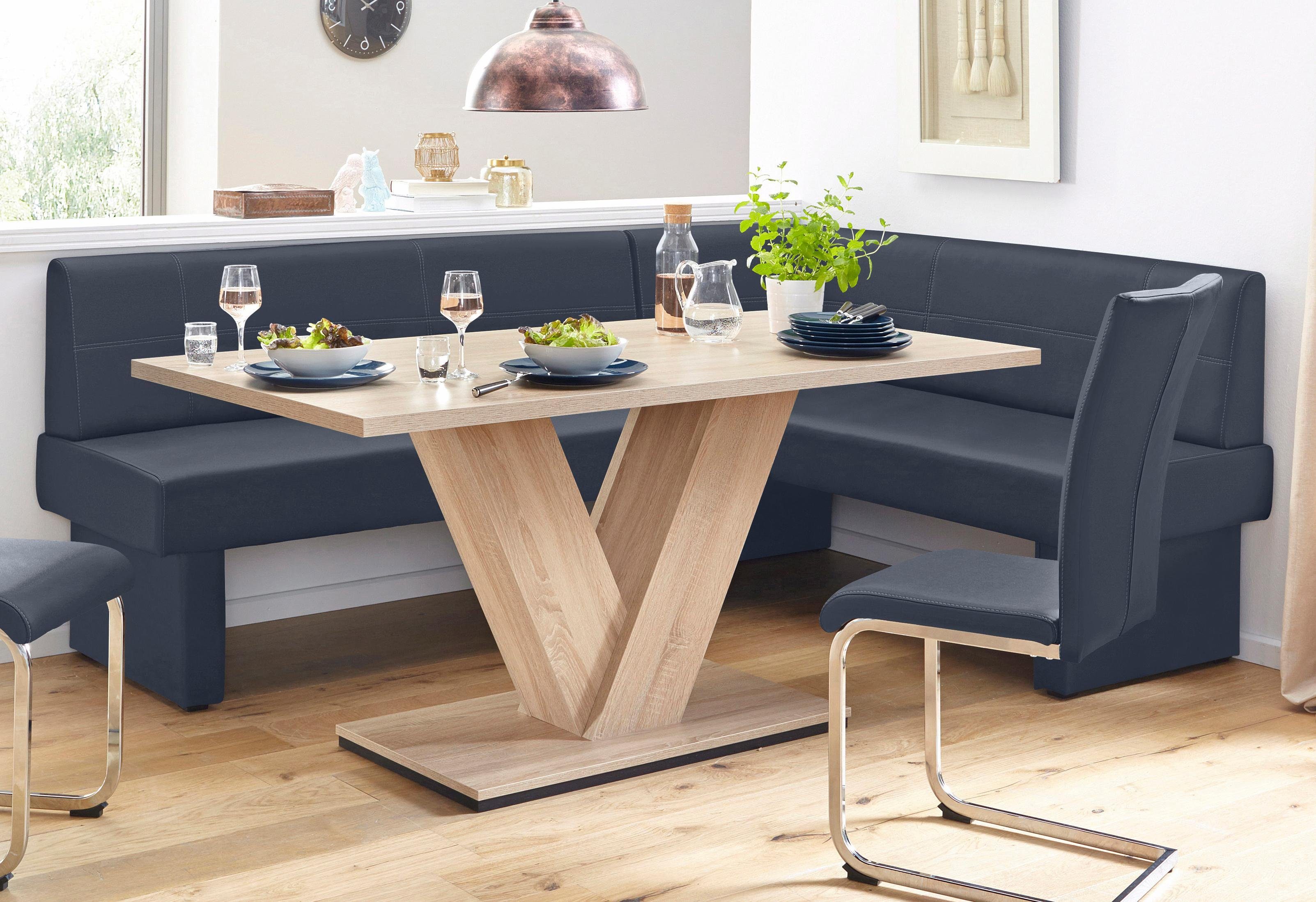 Home affaire Hoekbank blauw, hoekbanken