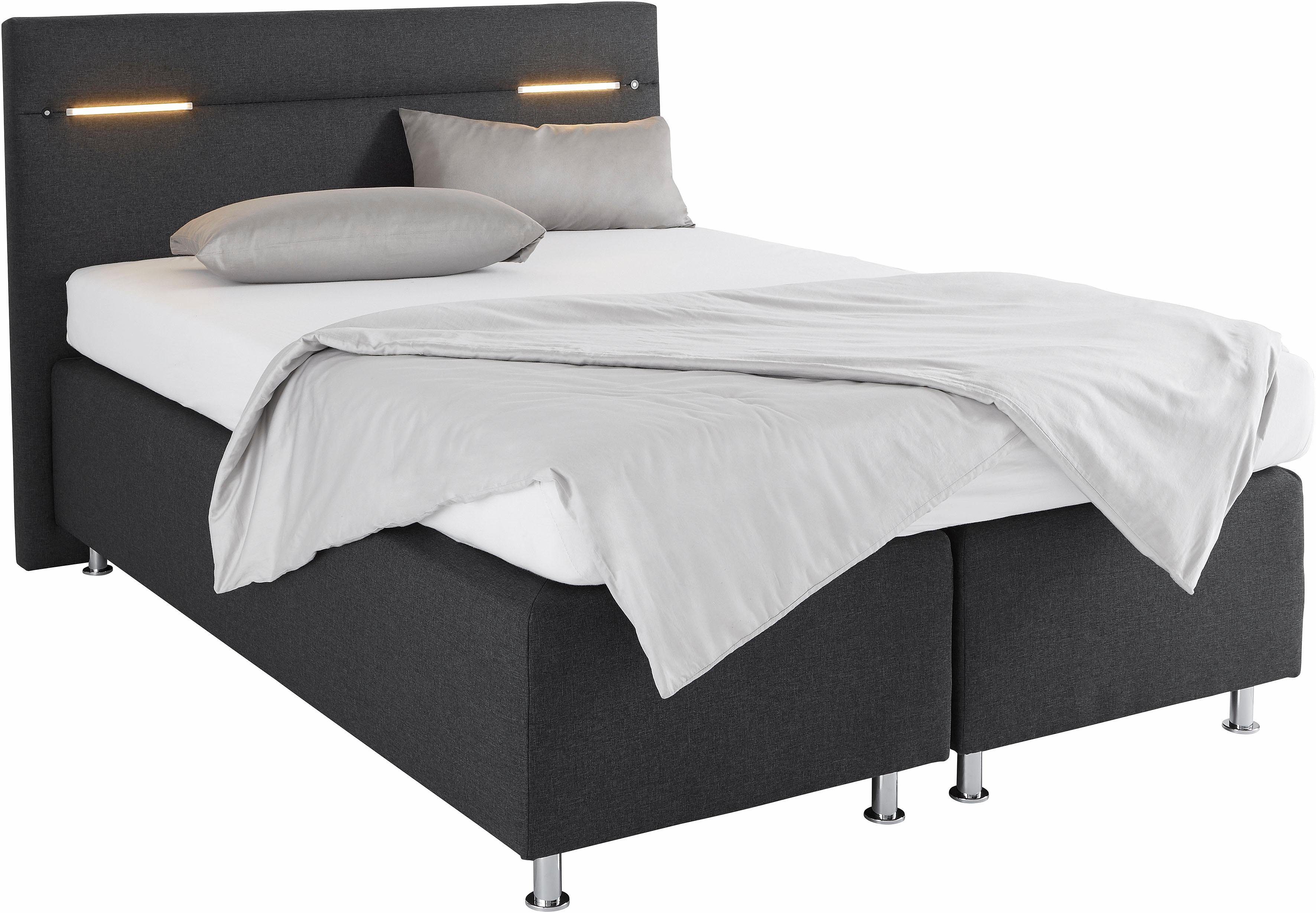 Westfalia Polsterbetten Boxspring naar keuze met ledverlichting