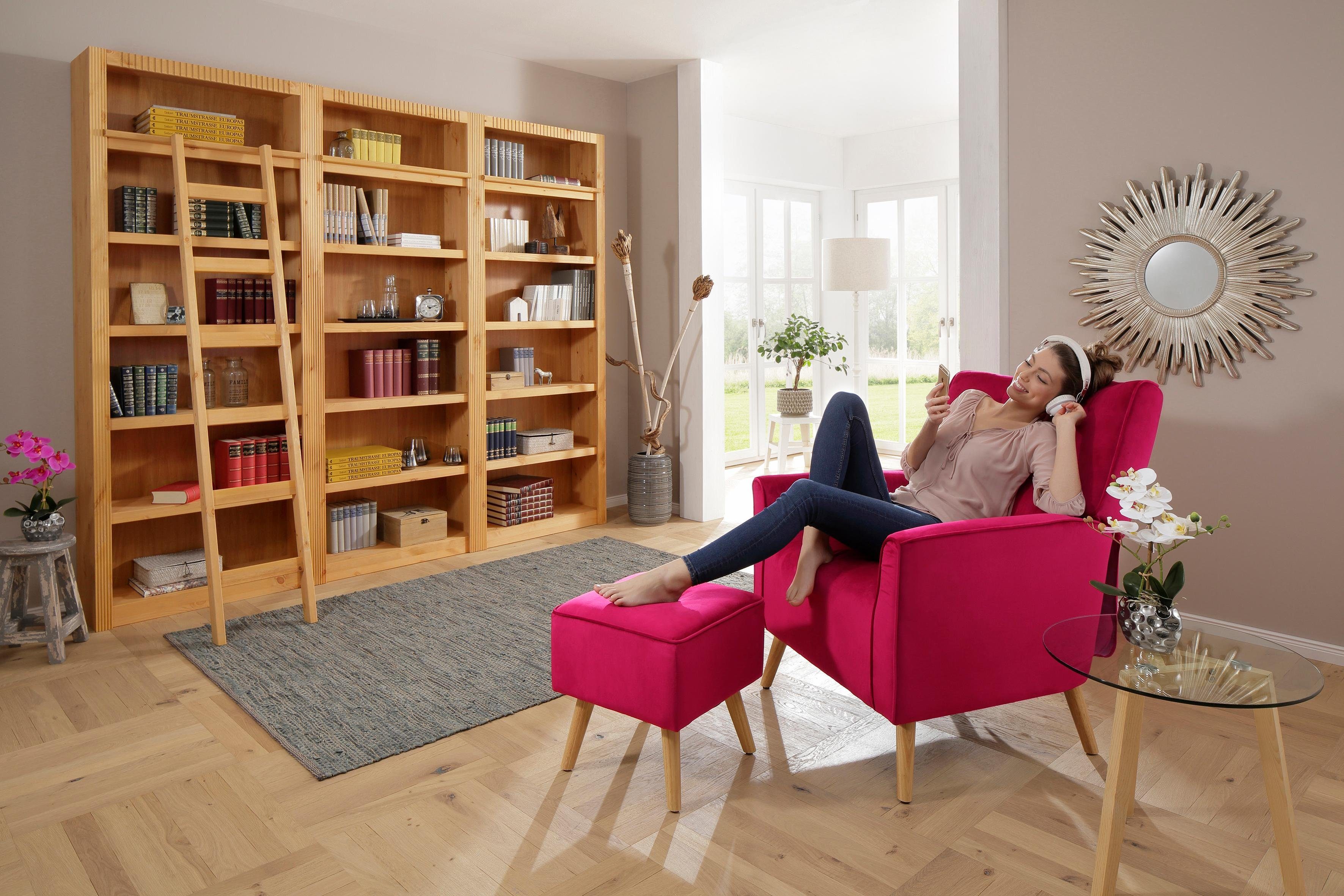 Home affaire Kastenwand Bergen van mooi massief grenenhout, 3-delig
