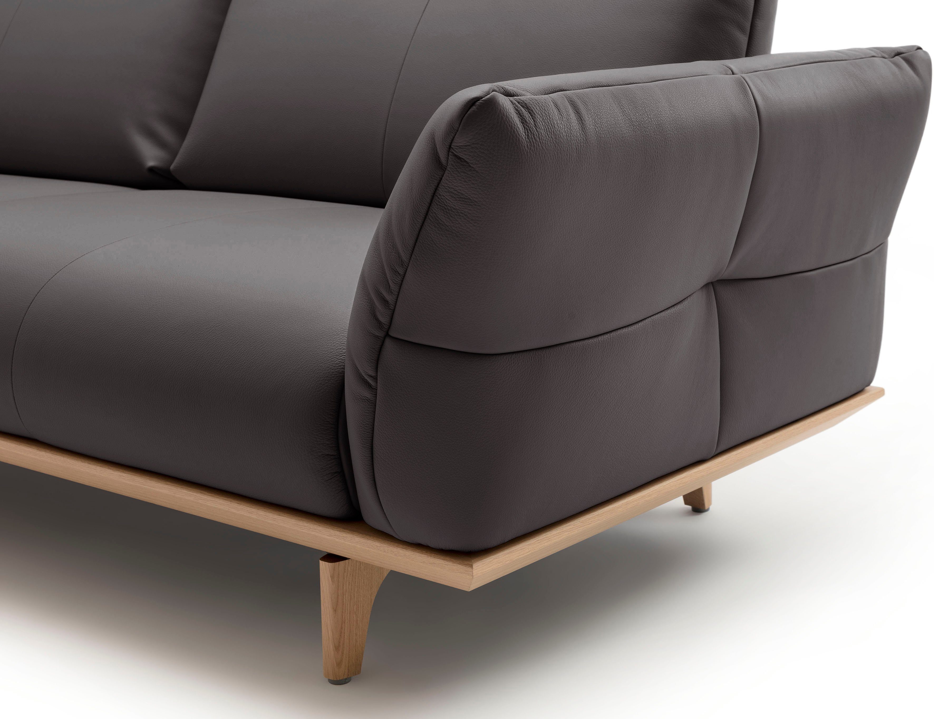 Creation BY ROLF BENZ 4-zitsbank Hs.460 Onderstel in eiken, poten in natuurlijk eiken, breedte 248 cm