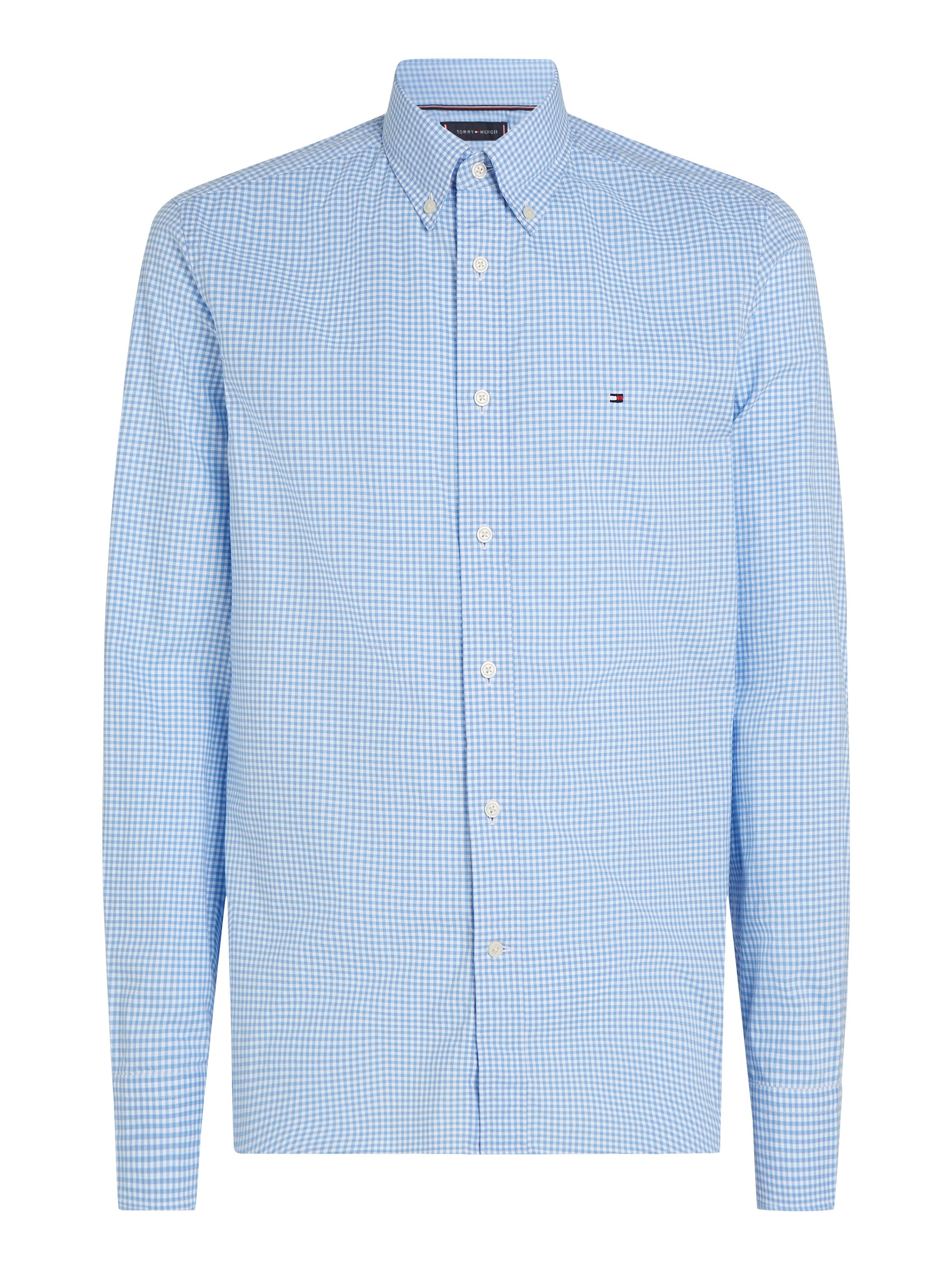 Tommy Hilfiger Businessoverhemd FLEX POPLIN GINGHAM RF SHIRT